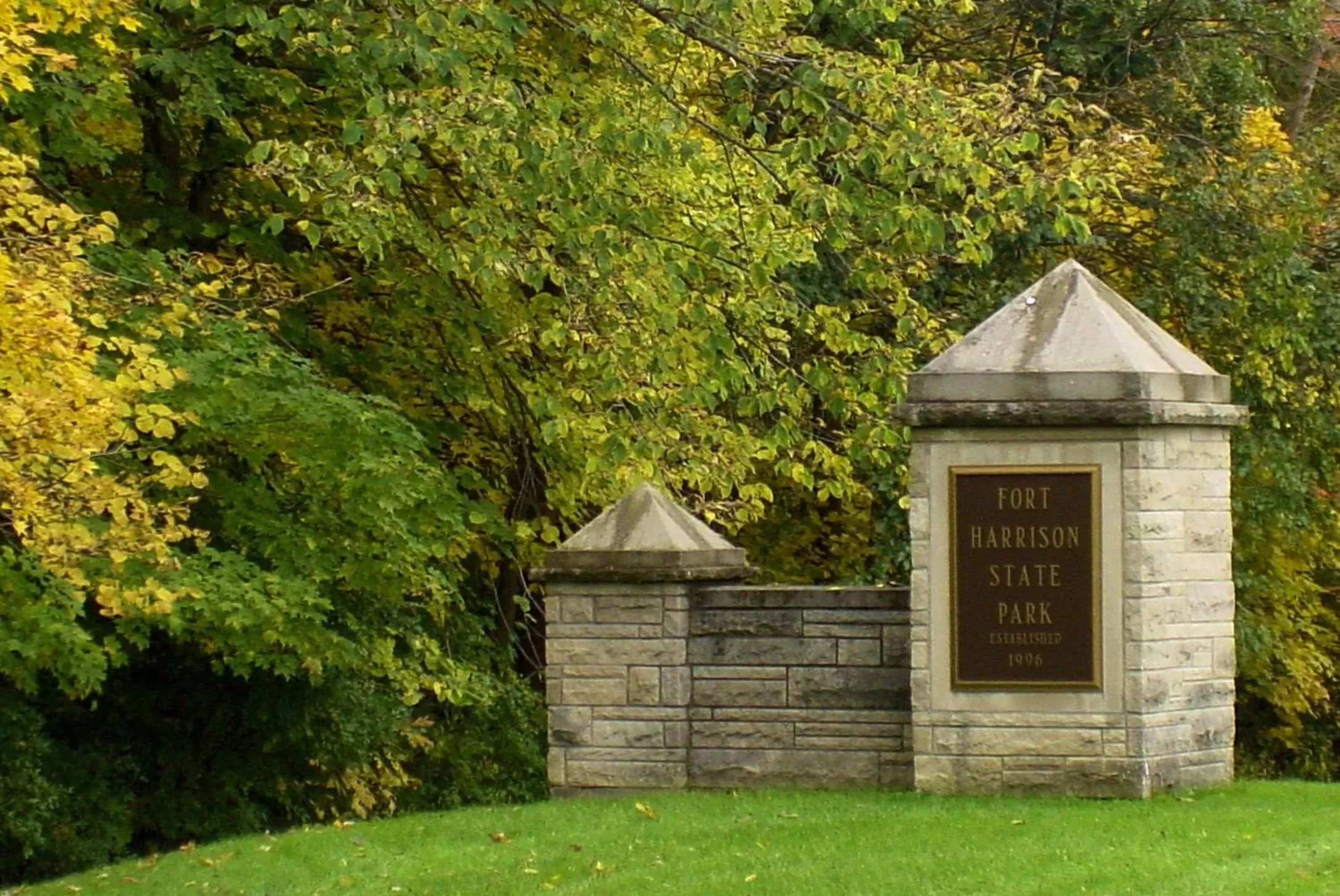 Hiking in Fort Harrison State Park Inn