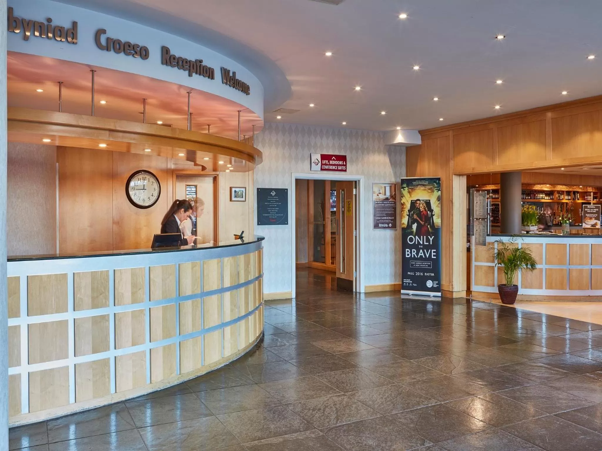 Lobby or reception in Future Inn Cardiff Bay