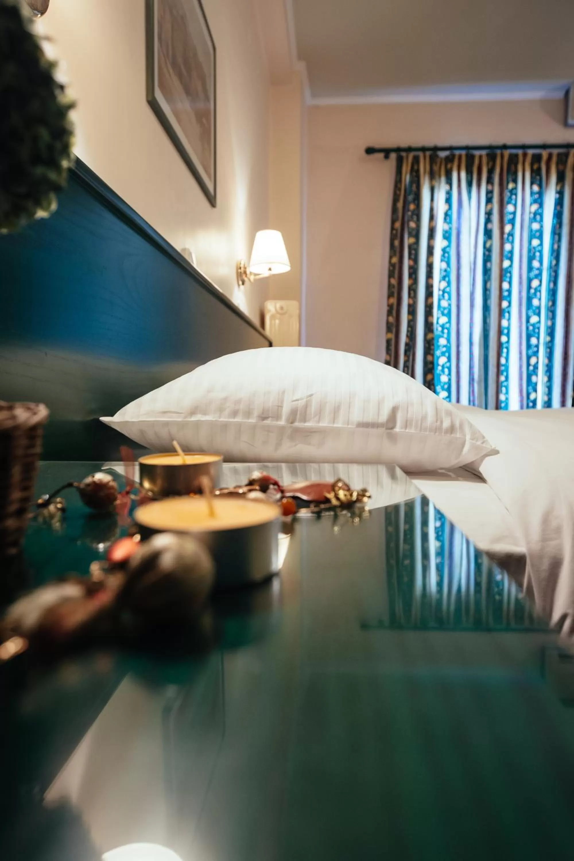 Decorative detail, Bed in Ignatia Hotel