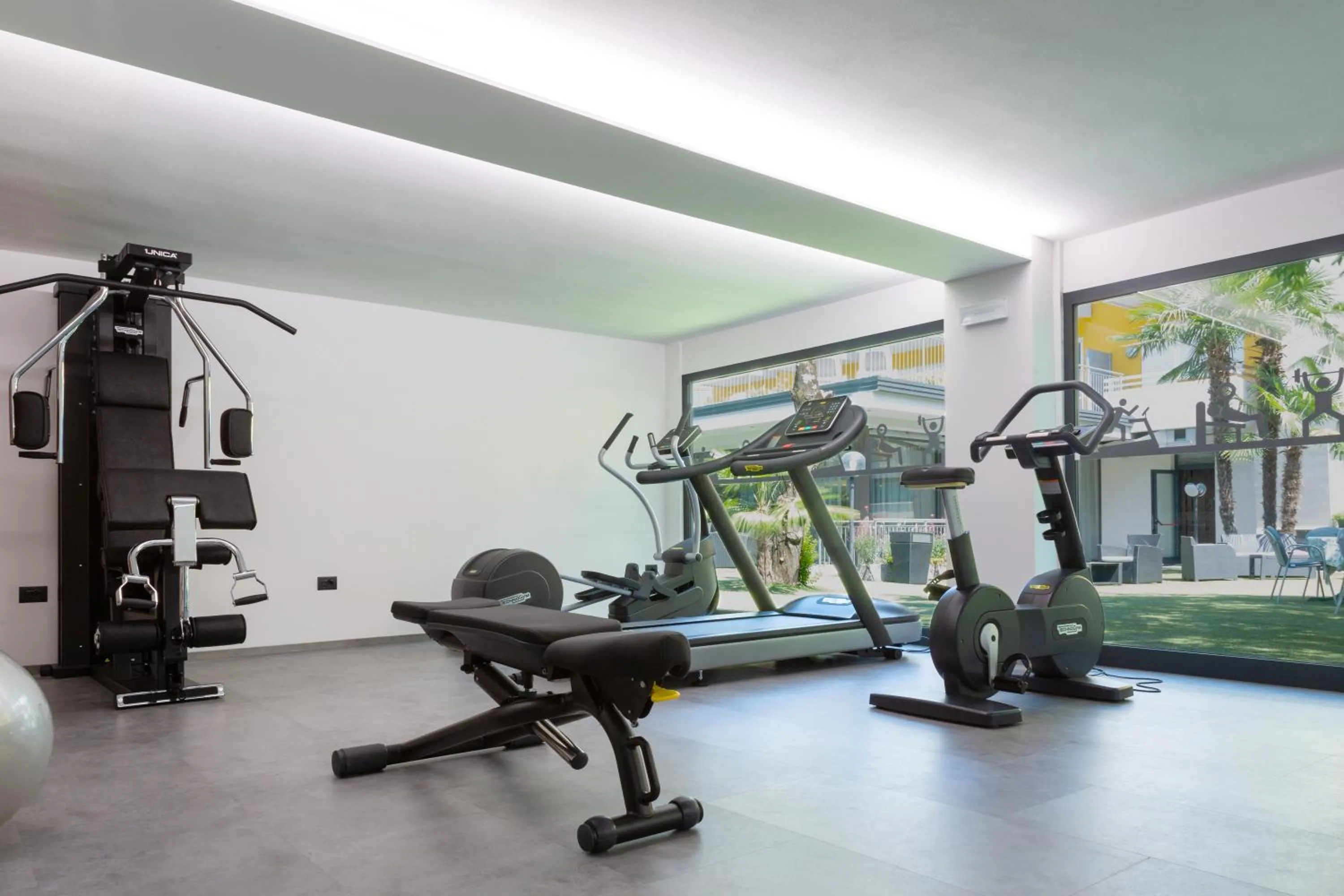 Fitness centre/facilities in Hotel Campagnola