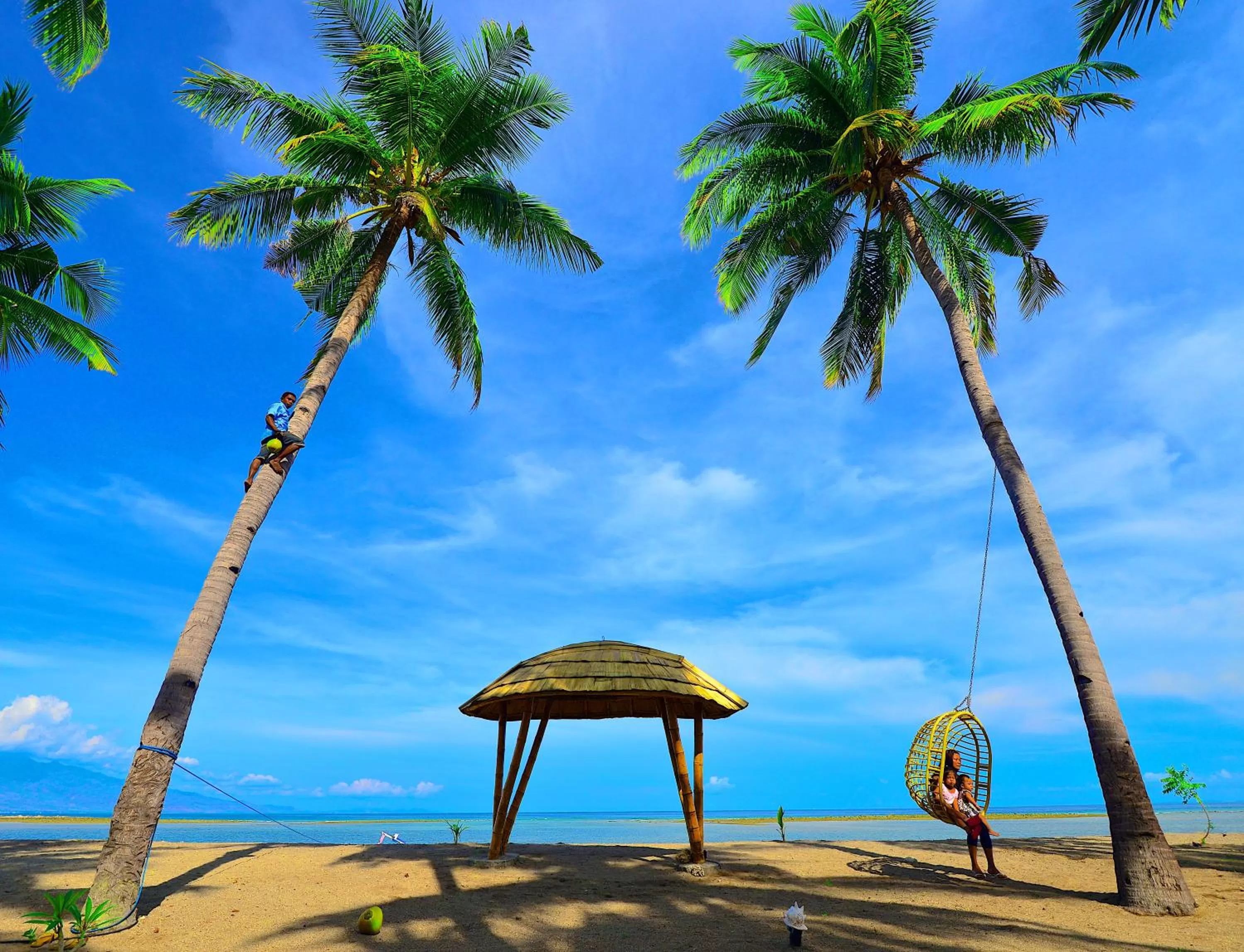 Staff in Coconut Garden Beach Resort