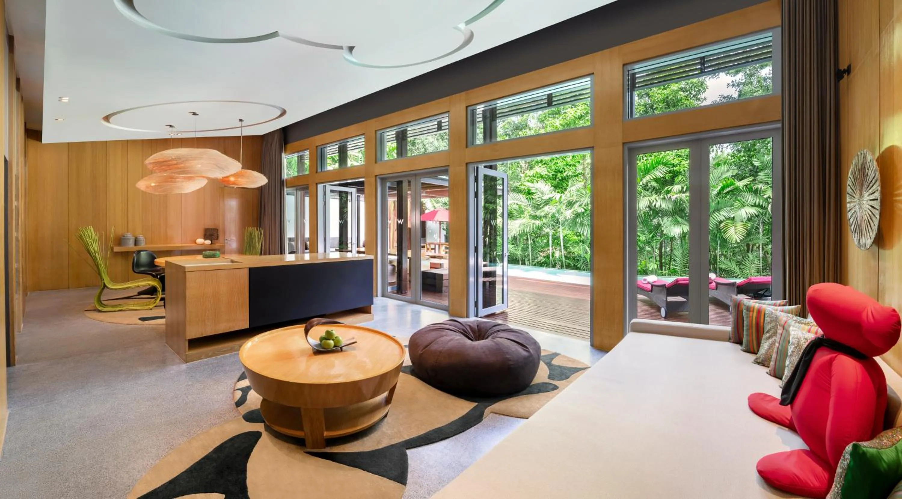 Living room in W Koh Samui