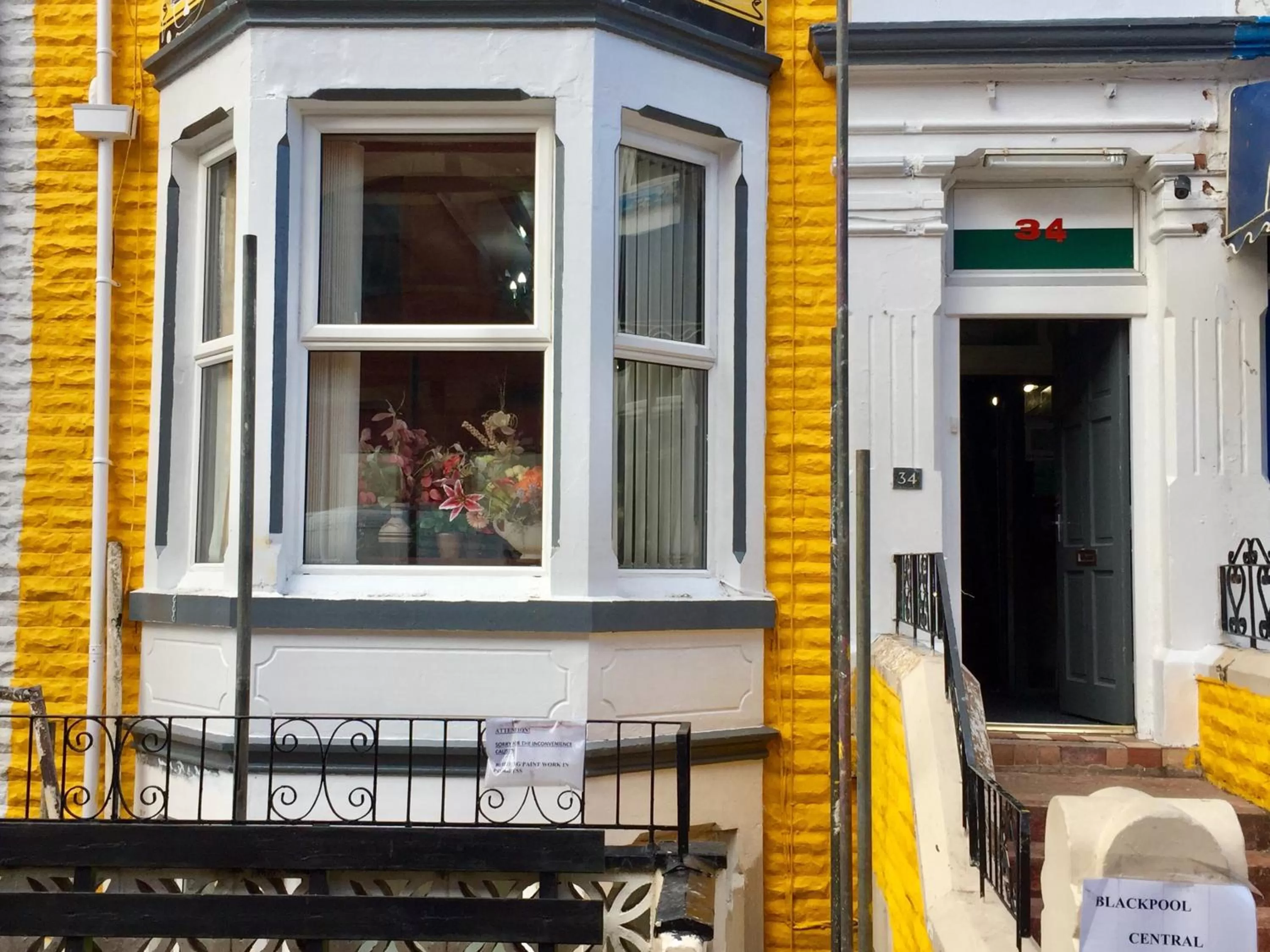 Patio in Blackpool Central Hotel