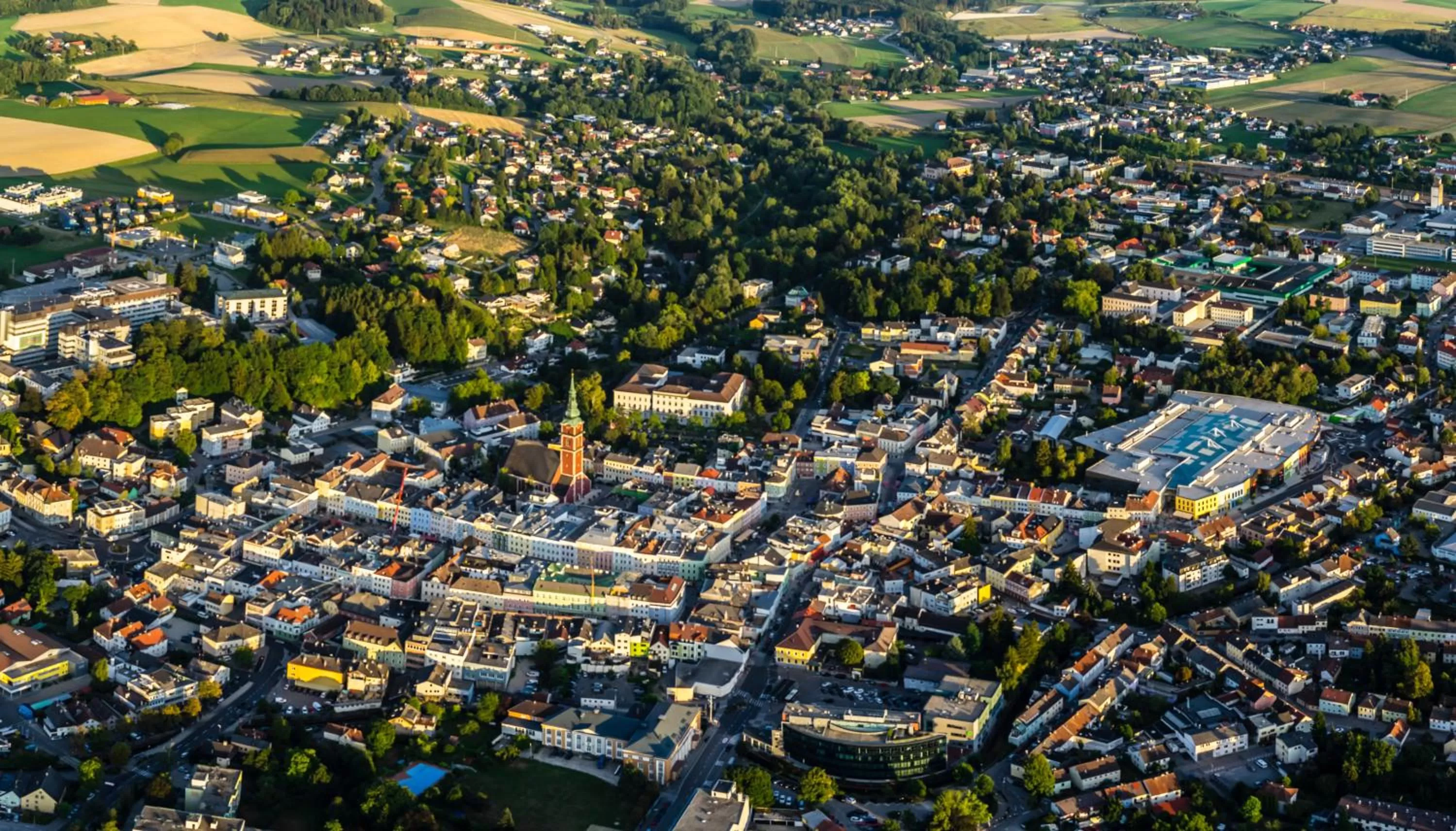 City view in Der Kaiserhof Ried