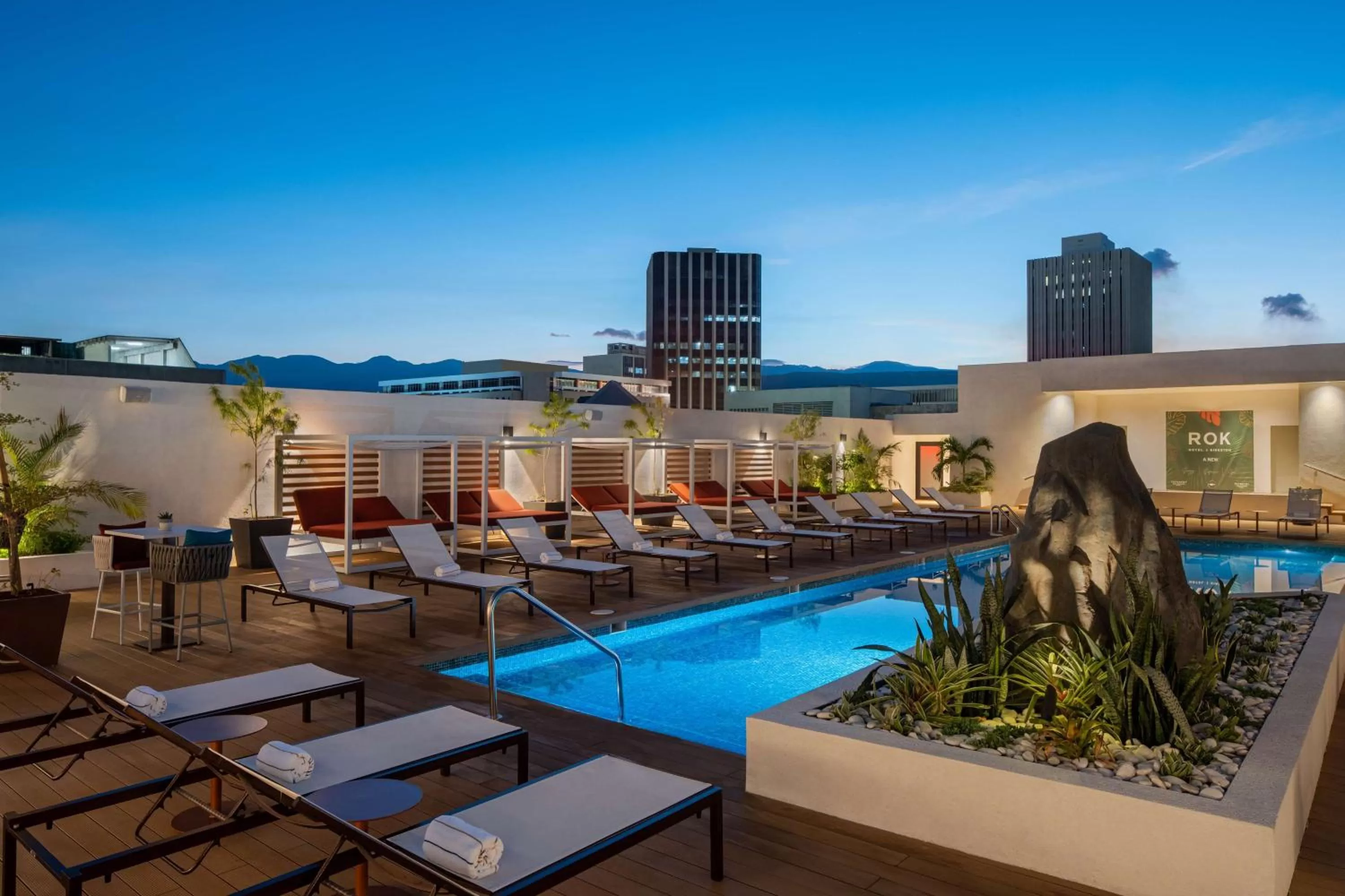 Pool view in ROK Hotel Kingston, Tapestry Collection By Hilton