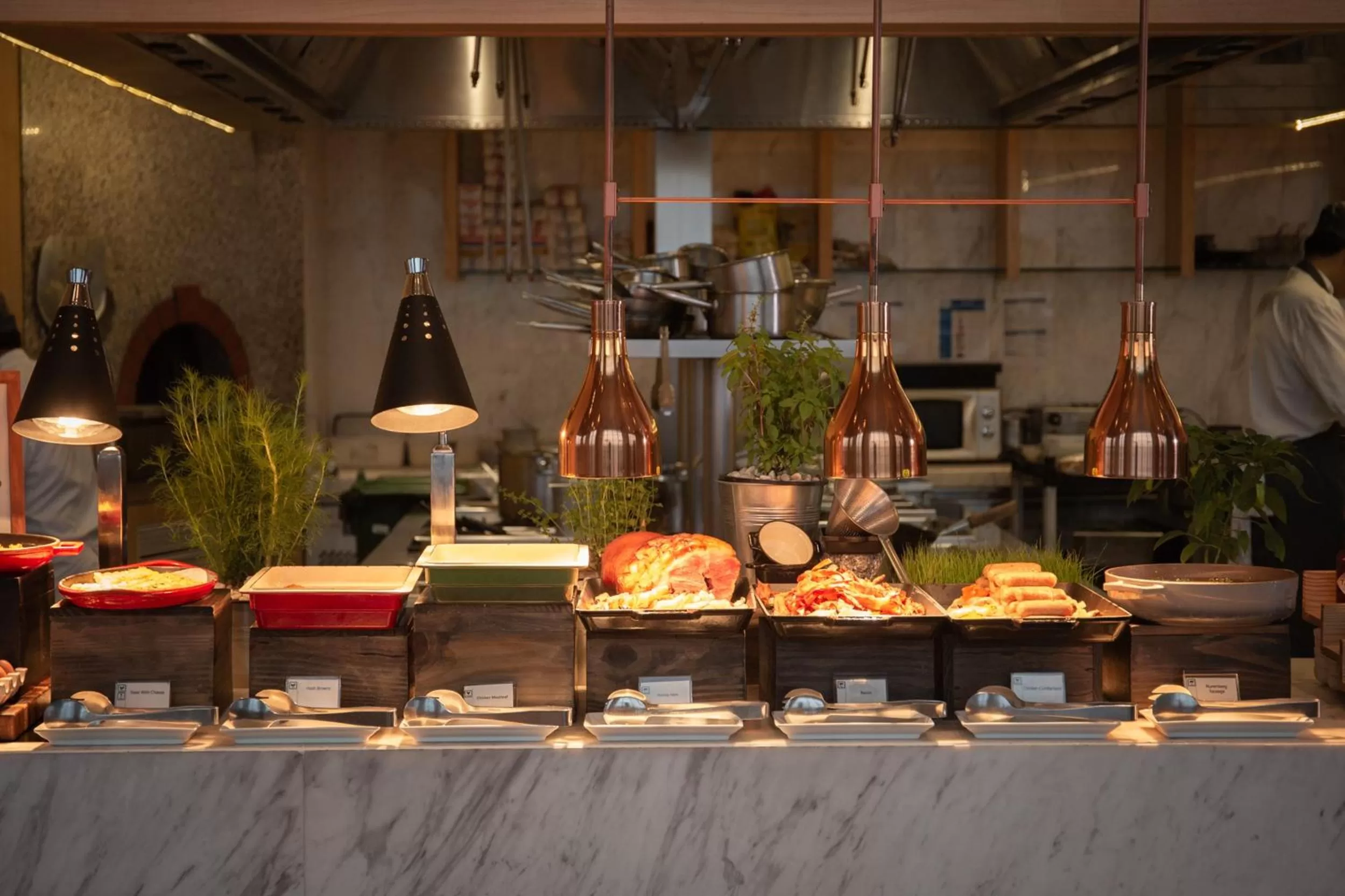 Buffet breakfast in Avani Plus Riverside Bangkok Hotel