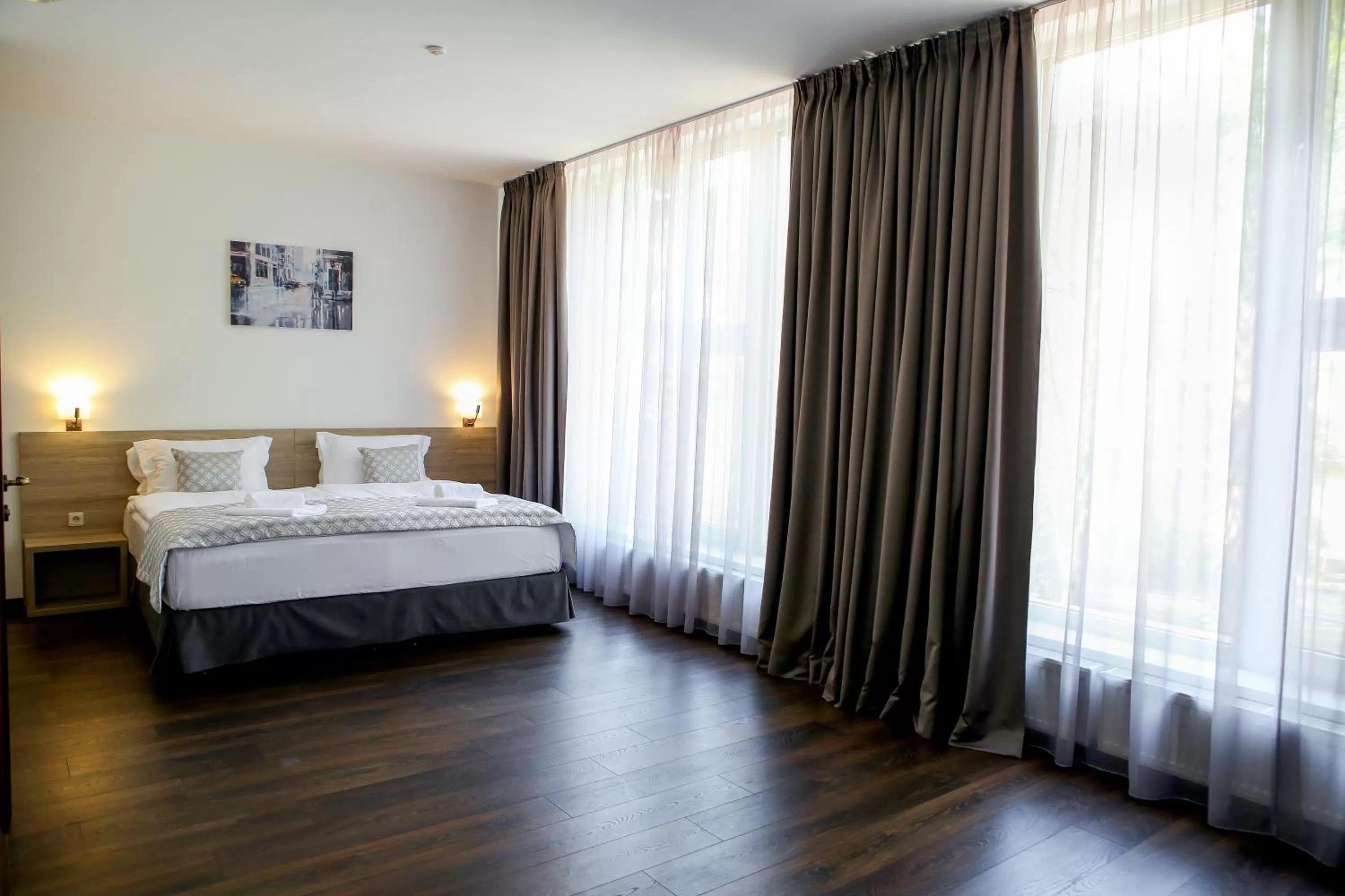 Bed in Hotel Antonio