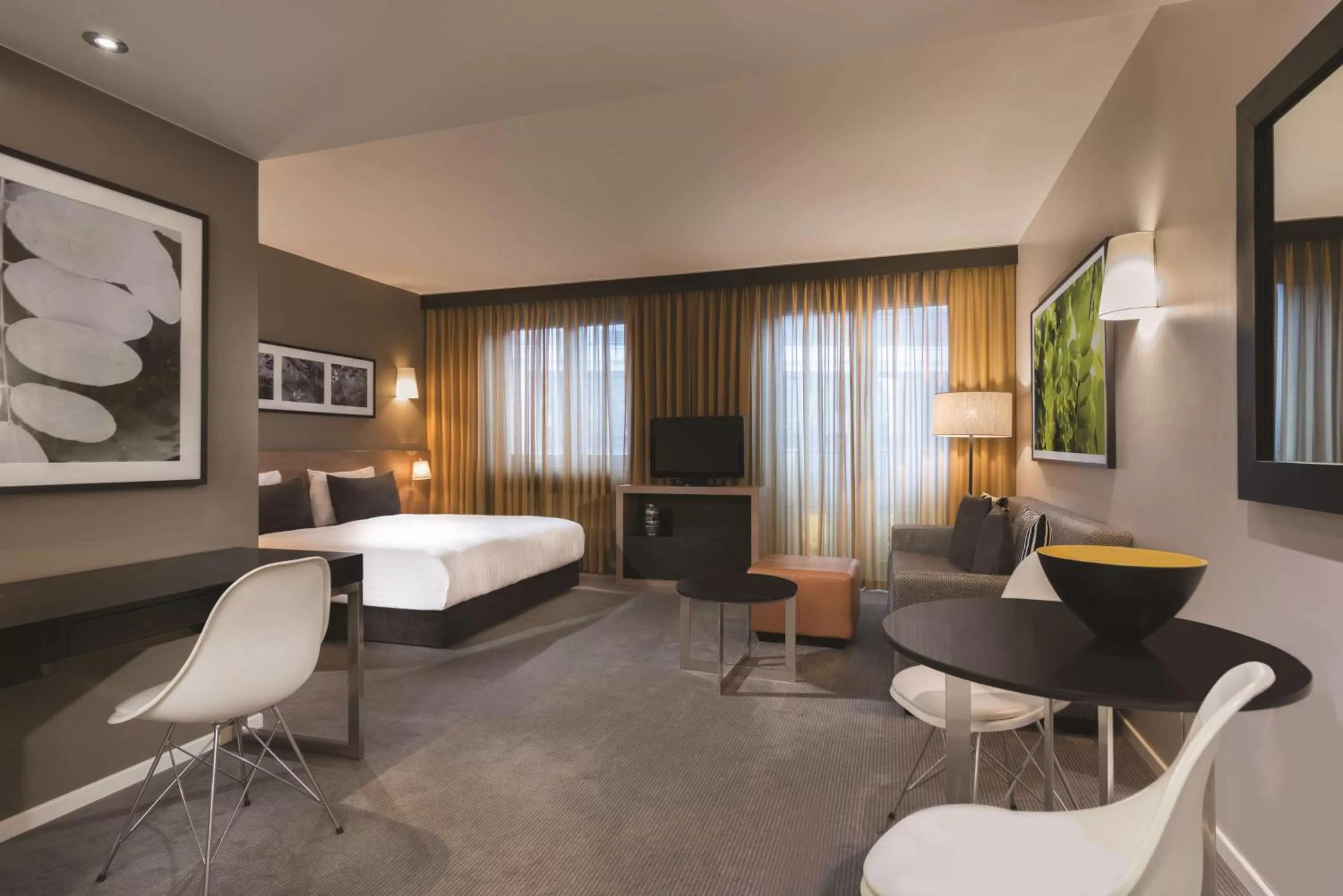 Seating area in Adina Apartment Hotel Berlin Mitte