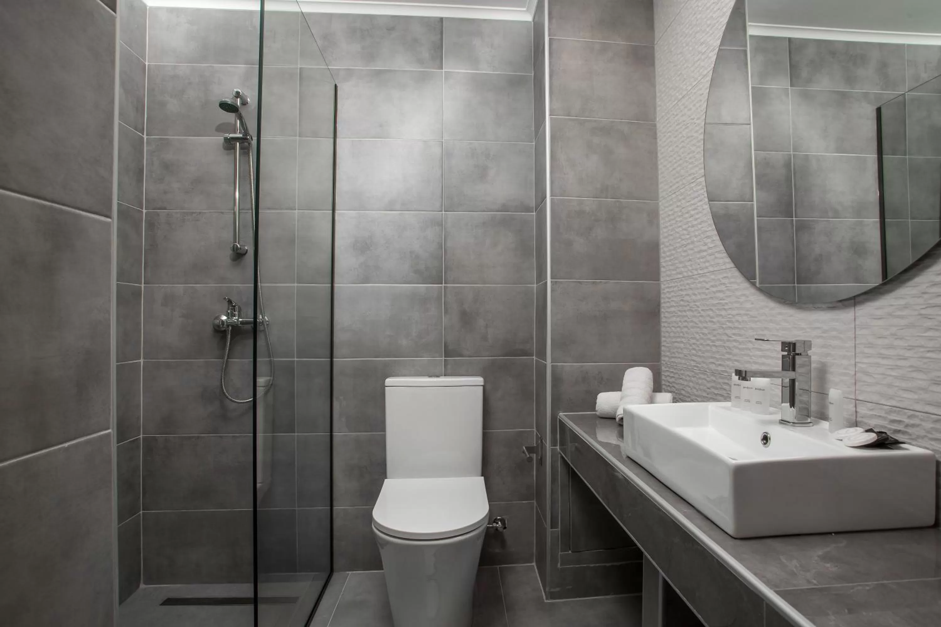 Bathroom in FRESH HOTEL FALIRAKI