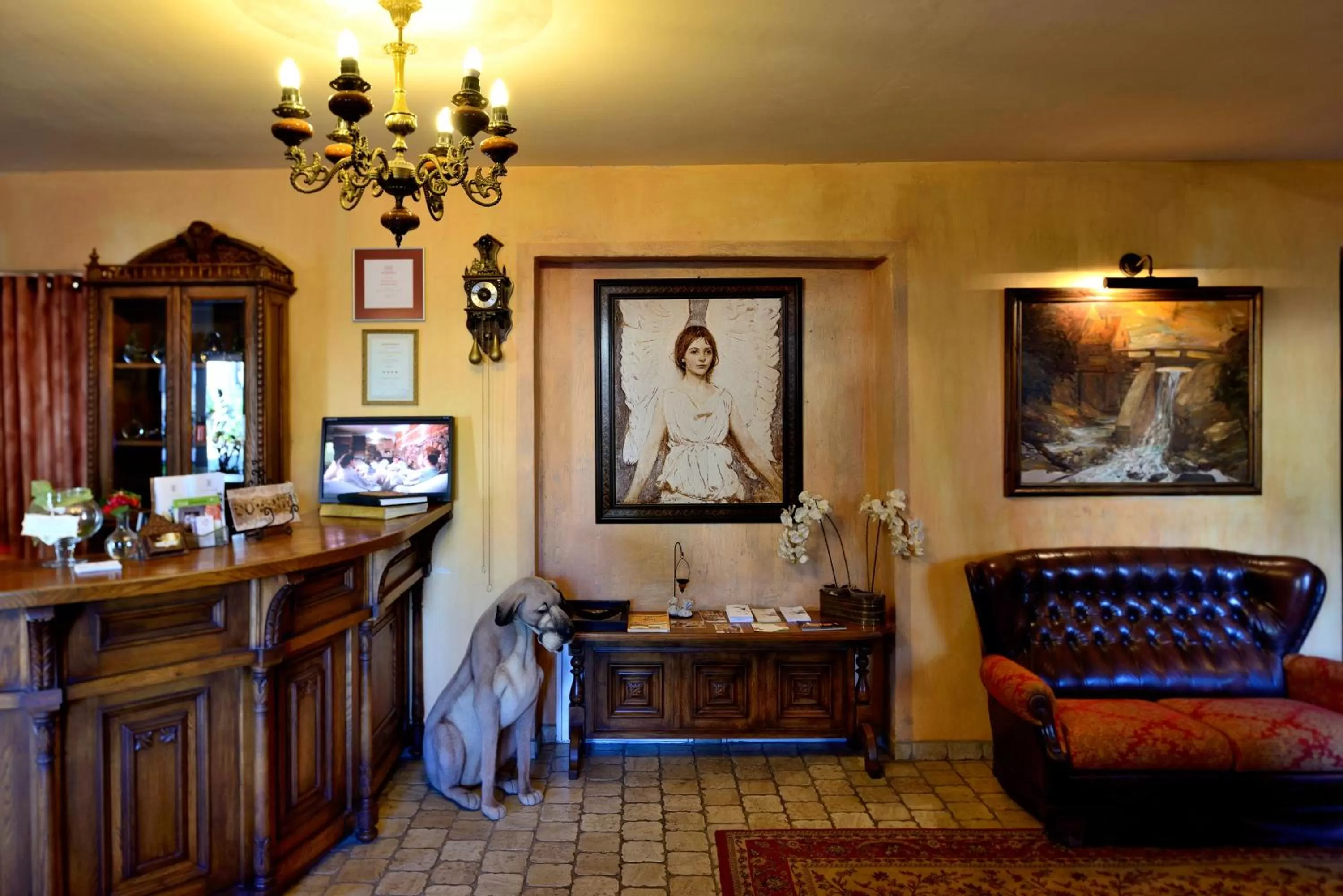 Lobby or reception in Romantic Boutique Hotel & Spa