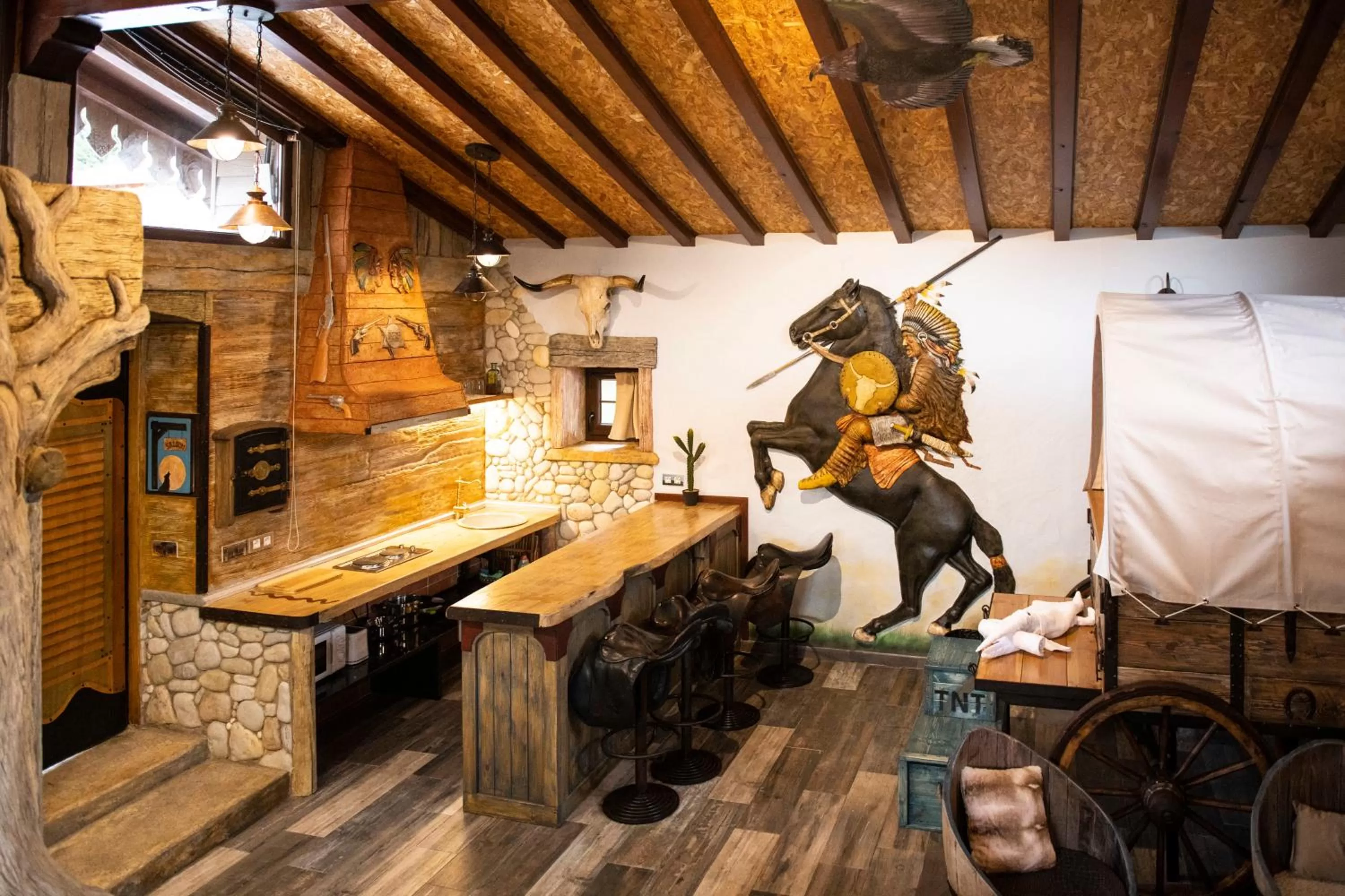 Kitchen or kitchenette in Posada la Leyenda