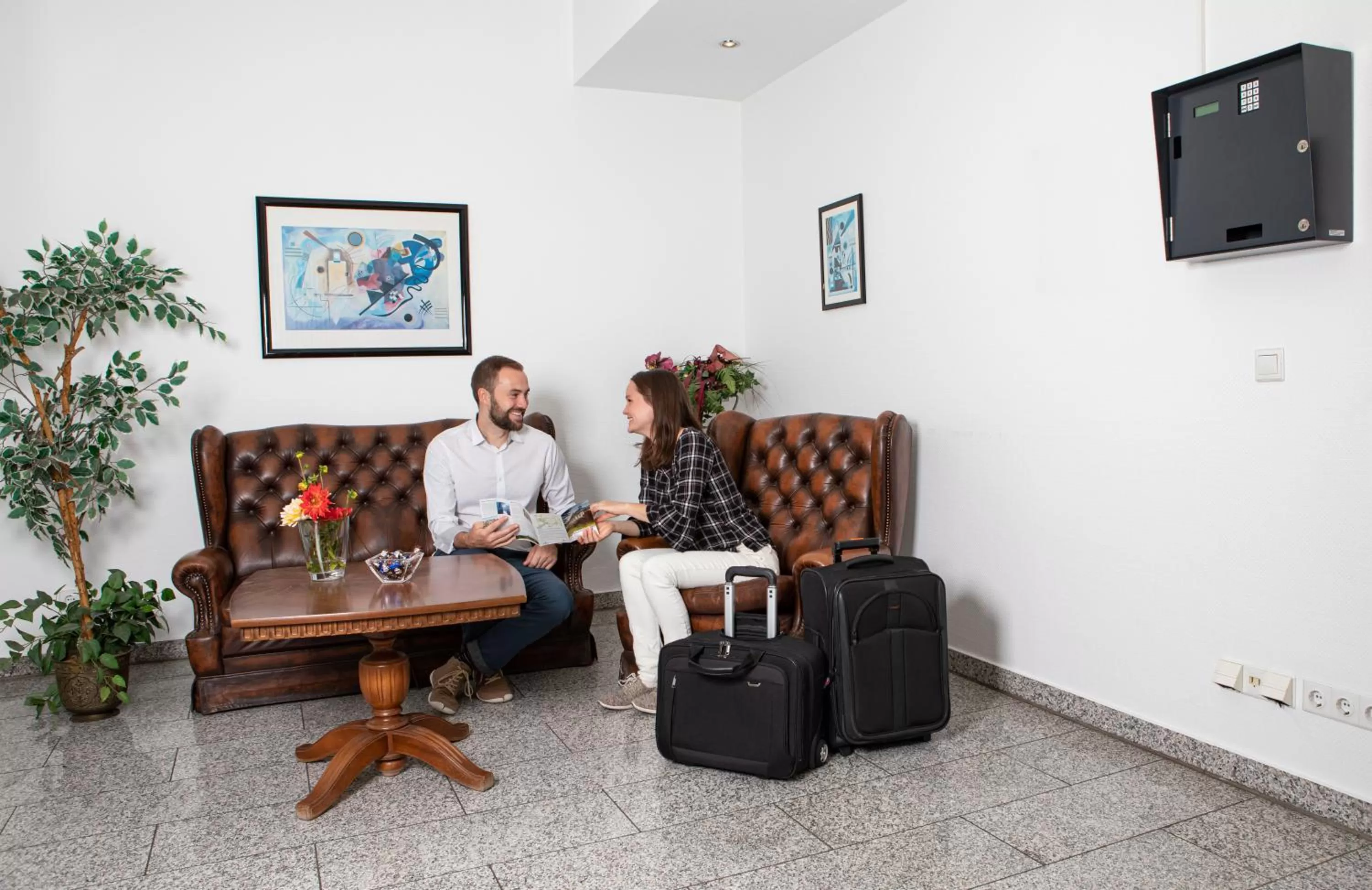 Seating area in Hotel zur Davert