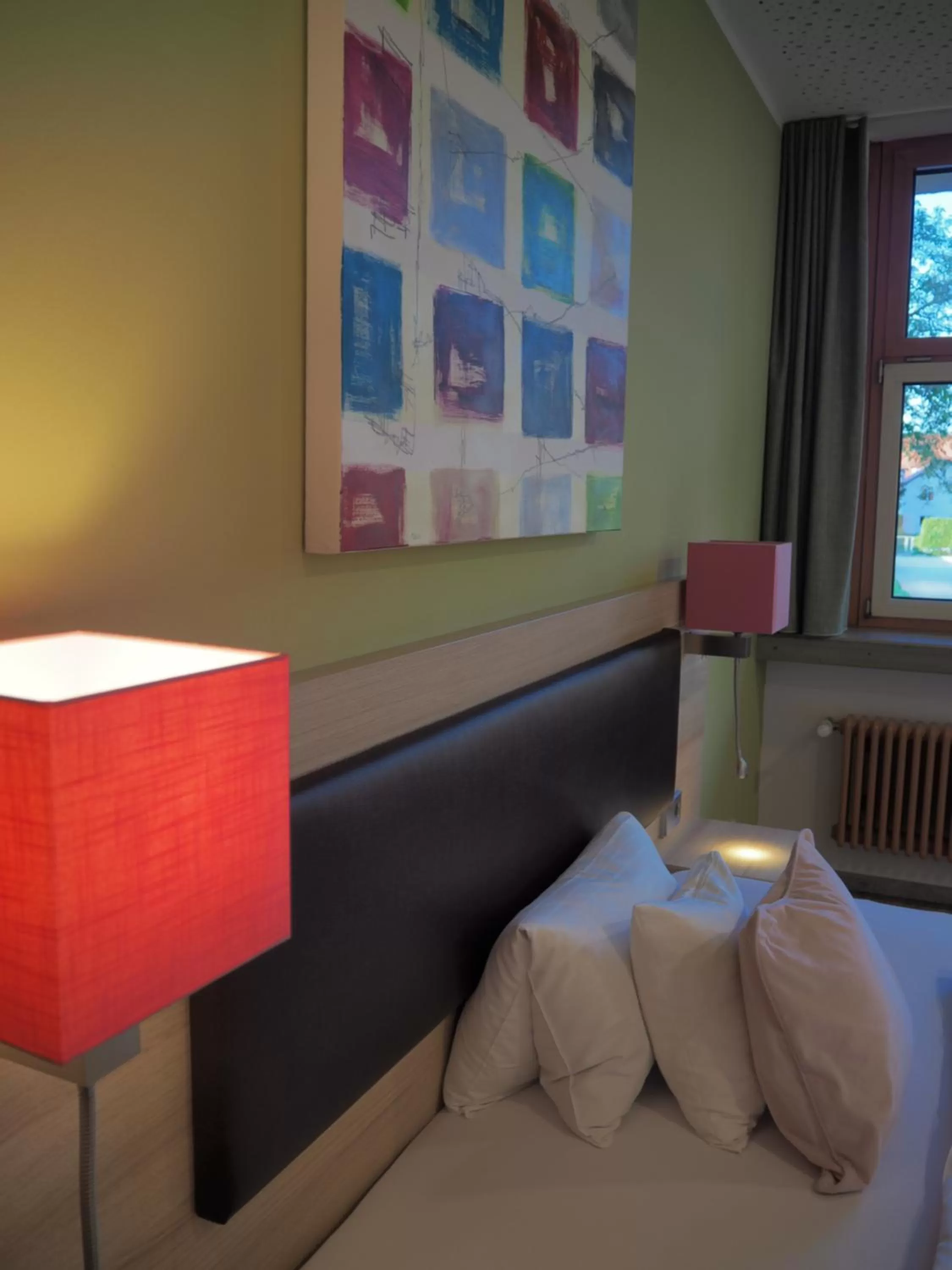 Decorative detail, Bed in Hotel „Zur Linde“