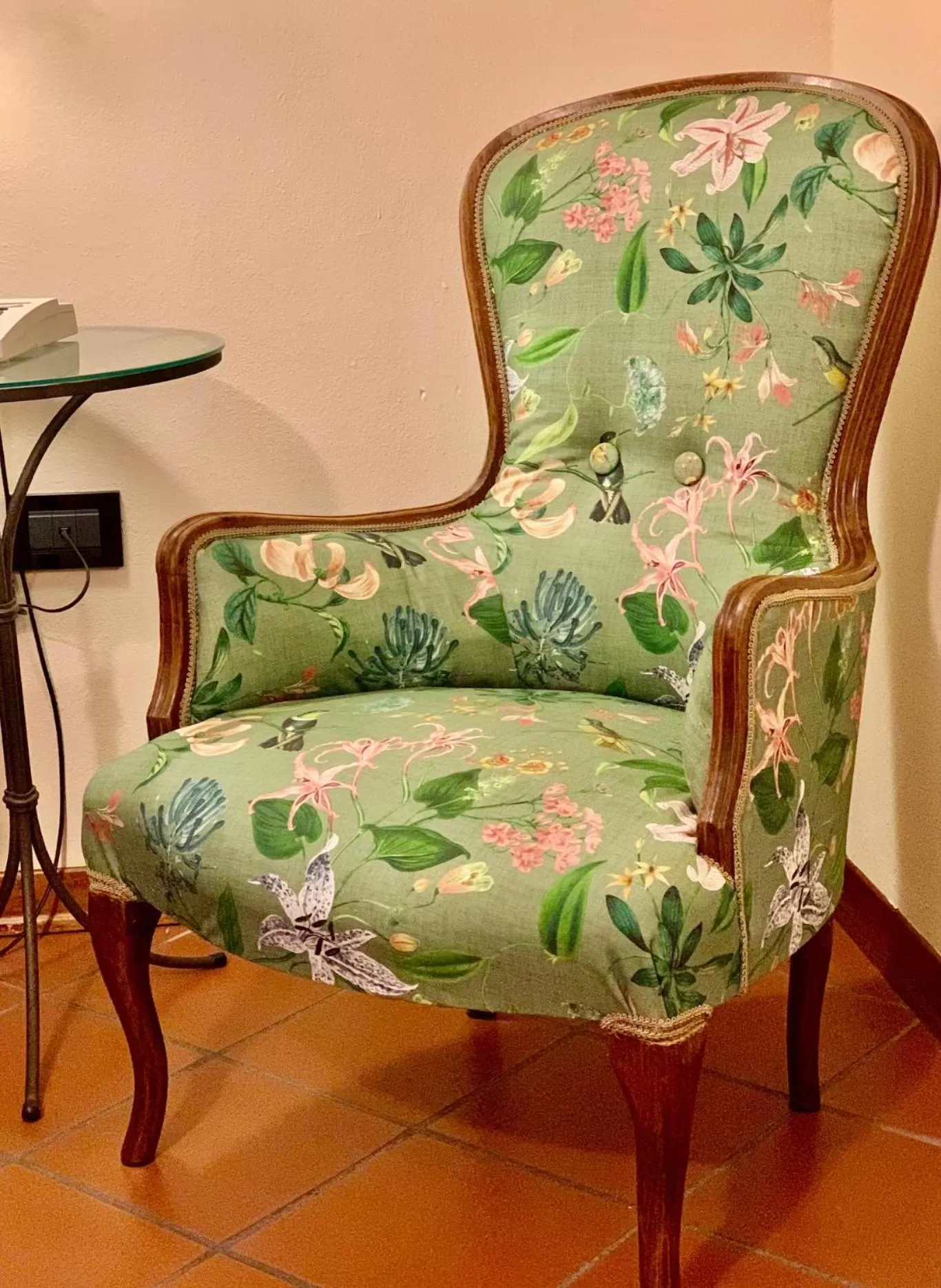 Decorative detail in Hotel De Prati