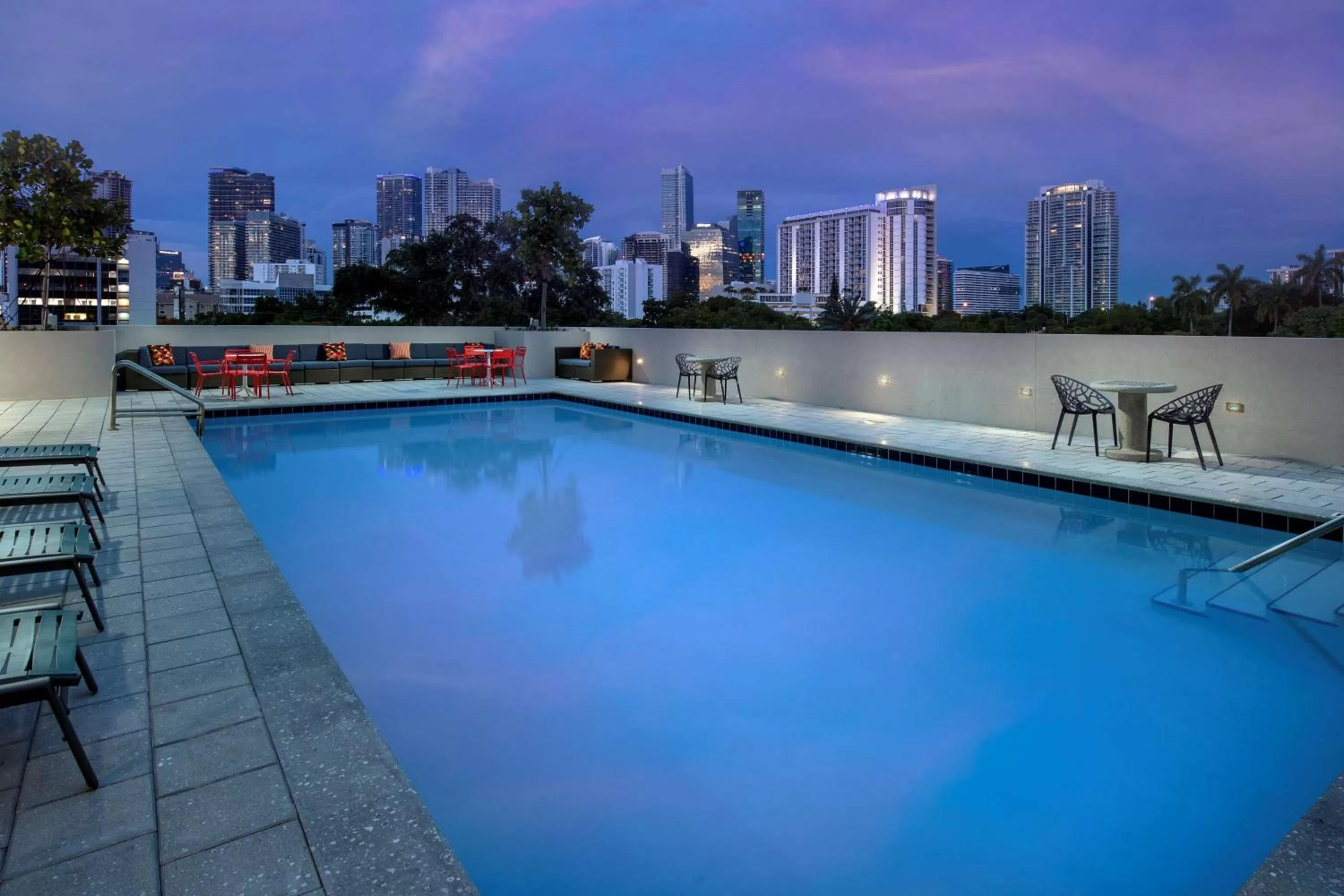 Pool view in Tru By Hilton Miami West Brickell