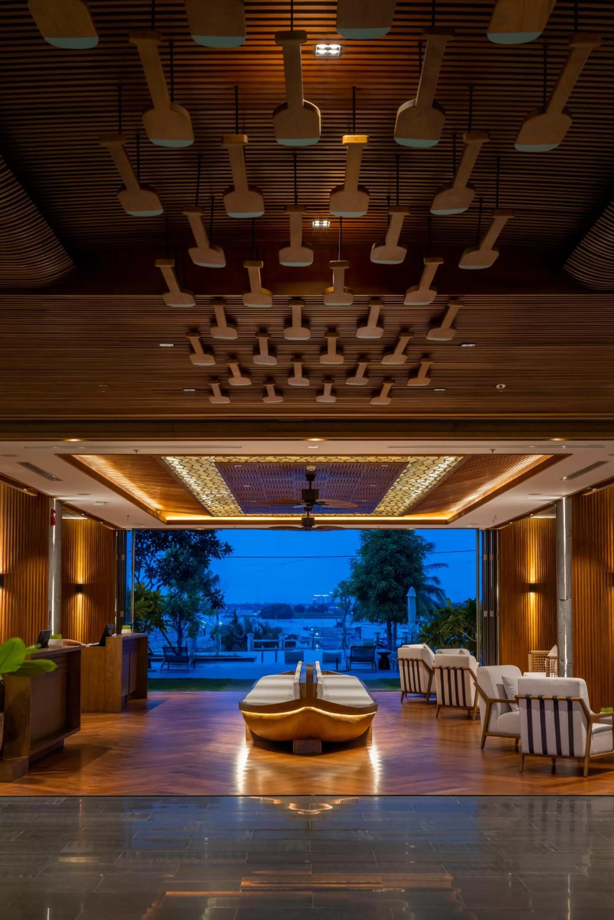 Lobby or reception in Bellerive Hoi An Resort and Spa