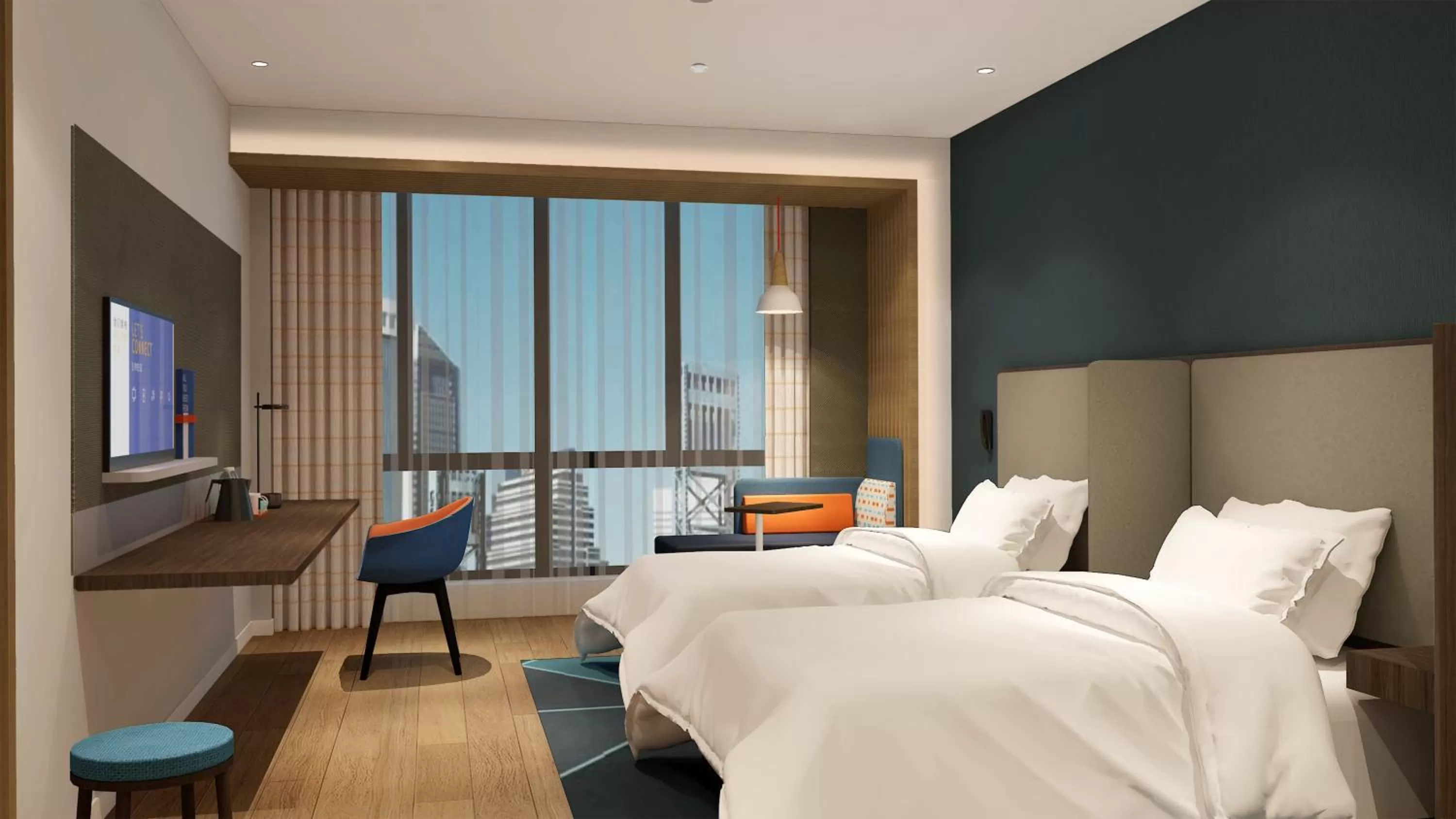 Photo of the whole room in Holiday Inn Express Hangzhou Westlake East, an IHG Hotel