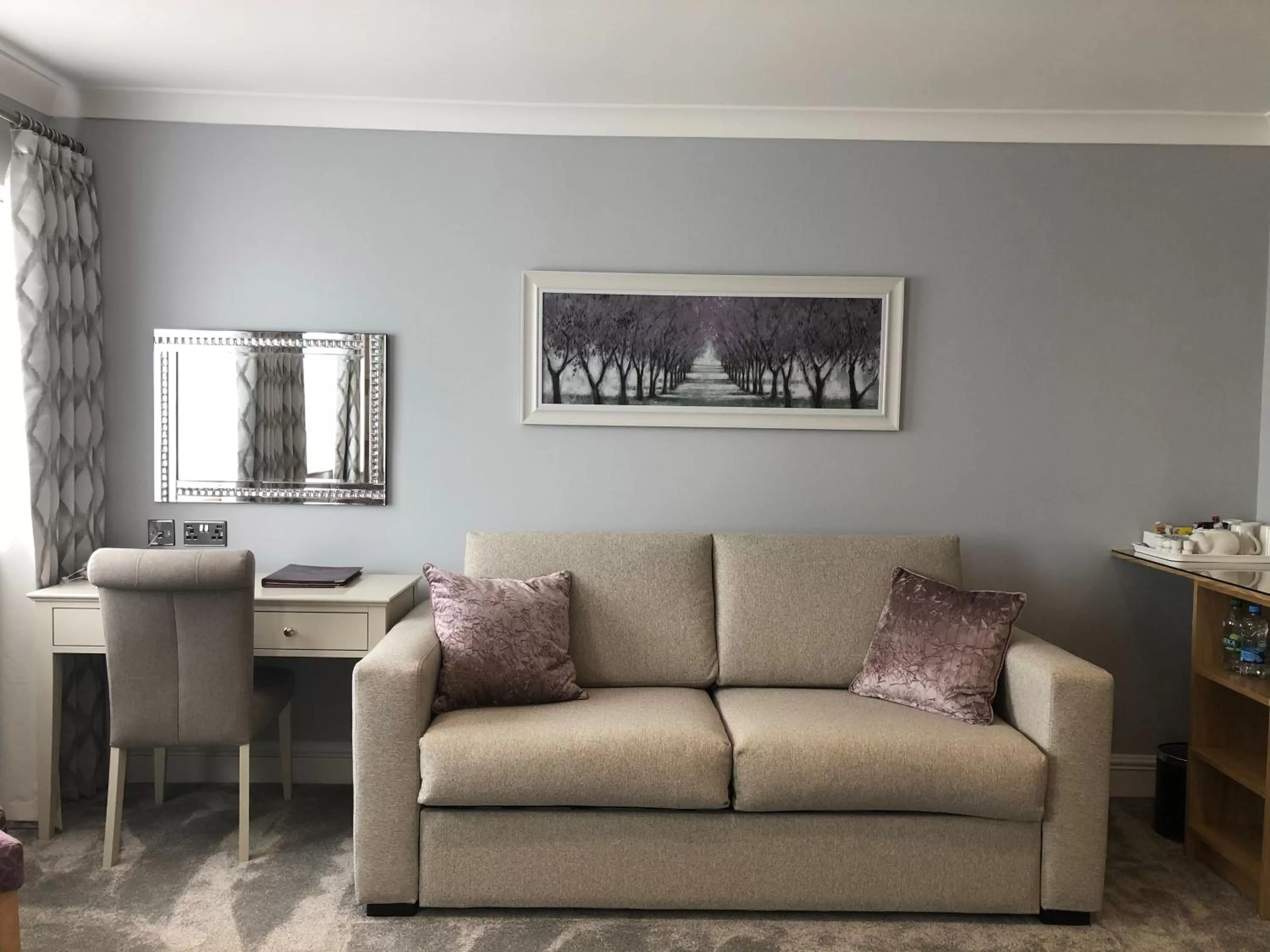 Seating area in Exeter Court Hotel