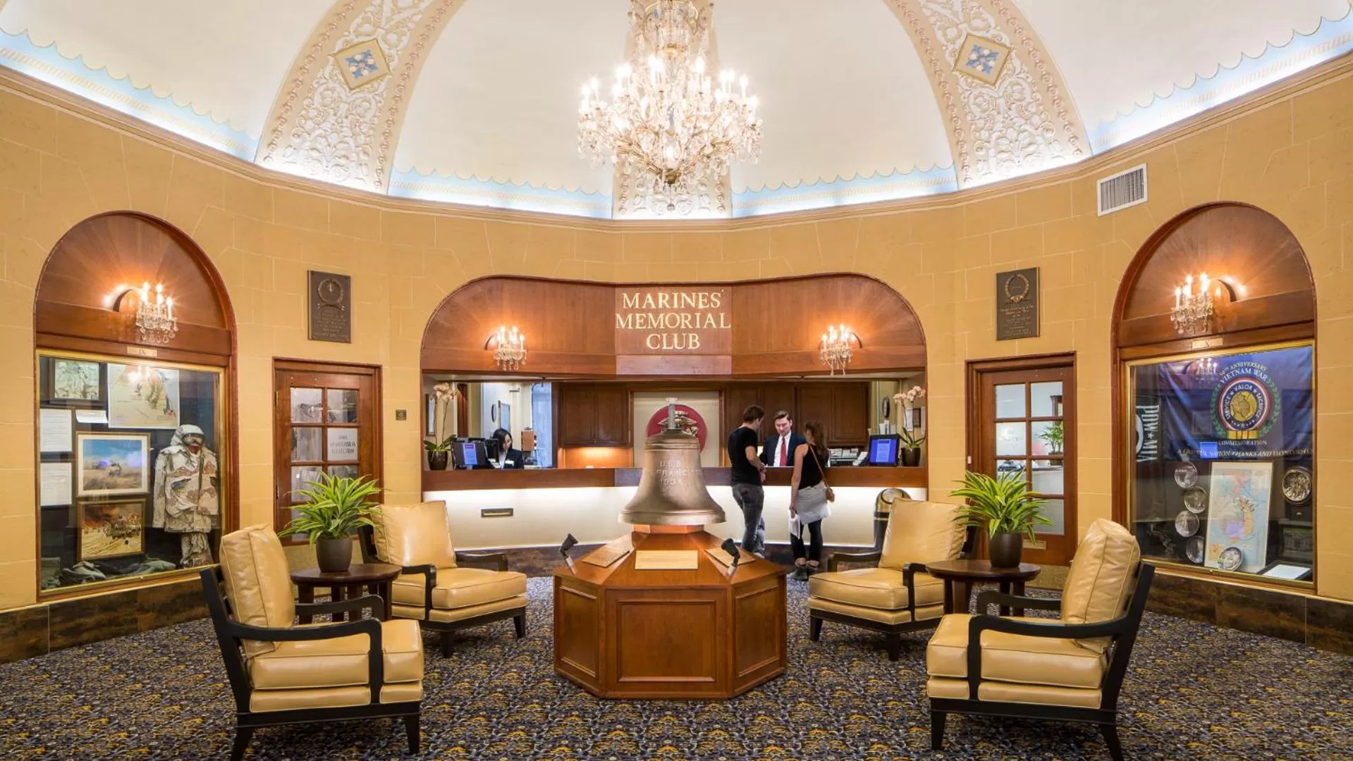 Lobby or reception in Marines' Memorial Club & Hotel Union Square