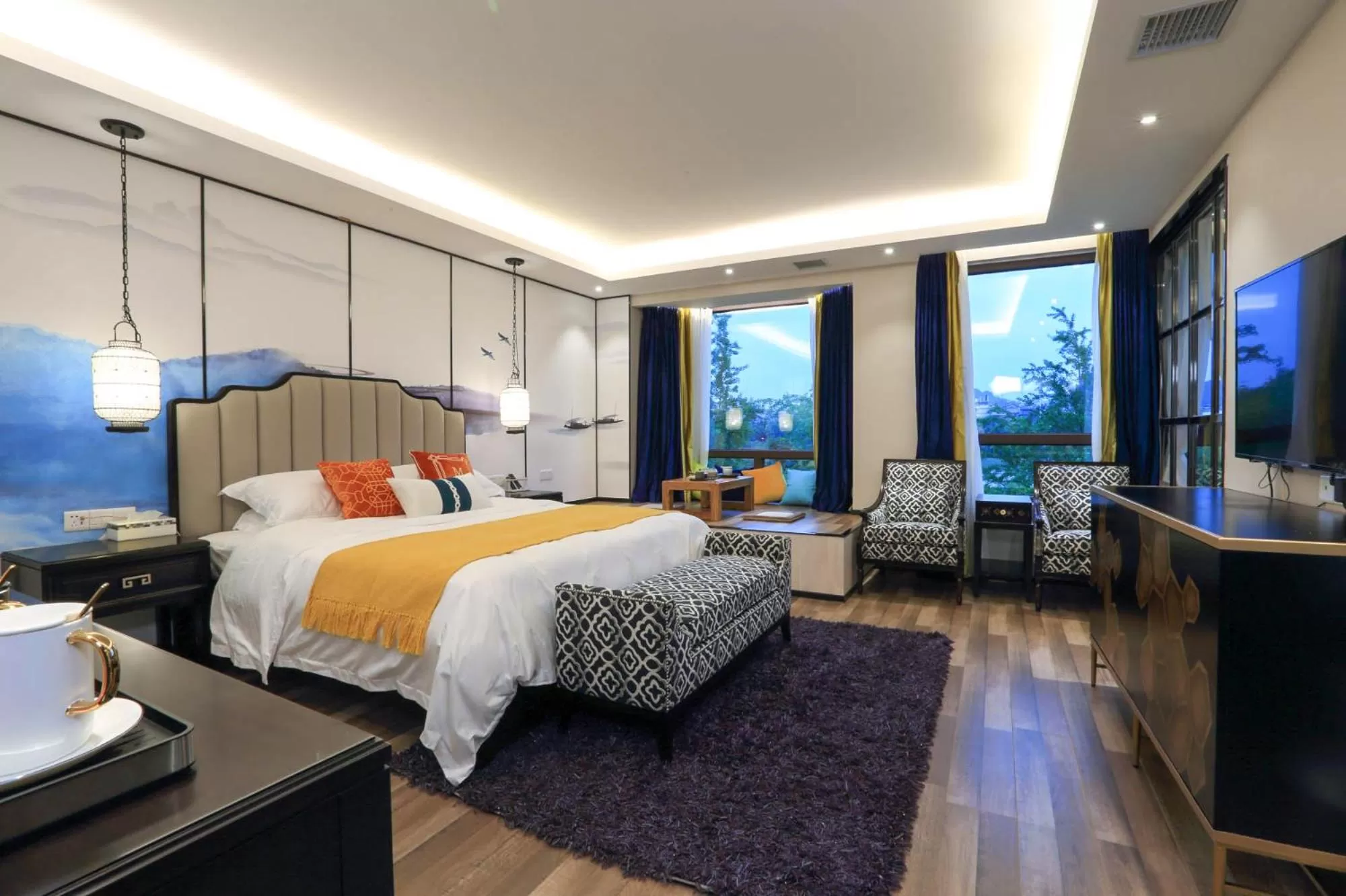 Photo of the whole room in Li River Resort Villa Hotel