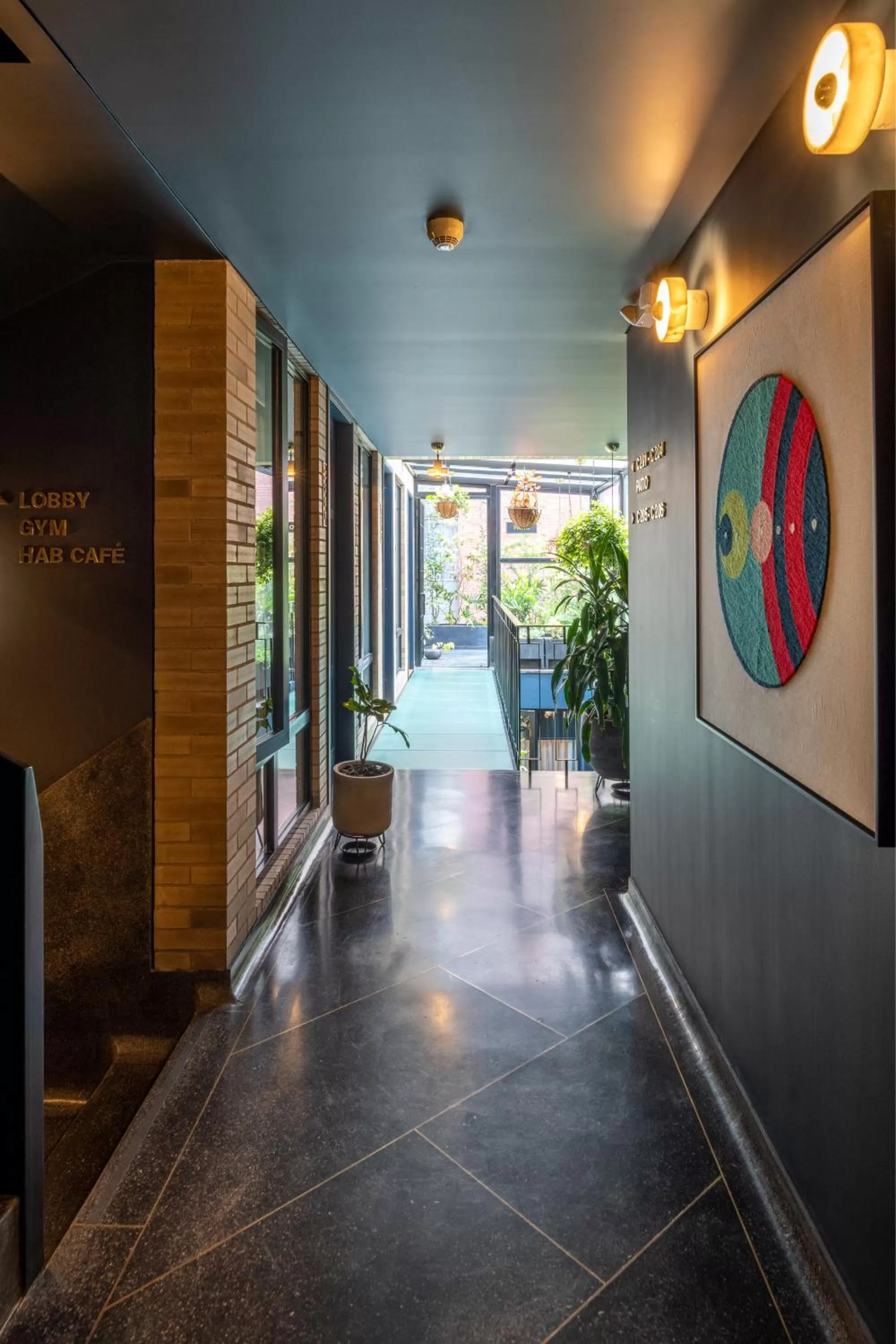 Decorative detail in HAB Hotel Bogotá