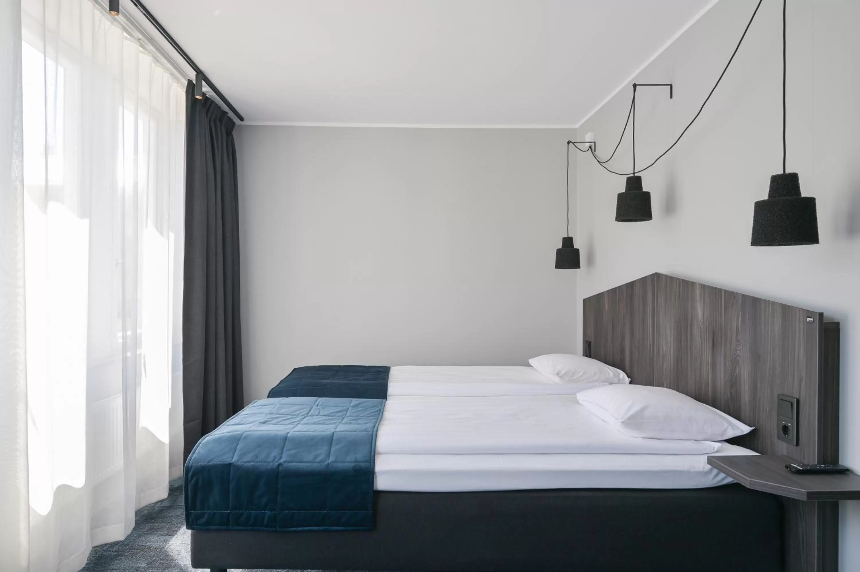 Bed in Hotel Fridhem