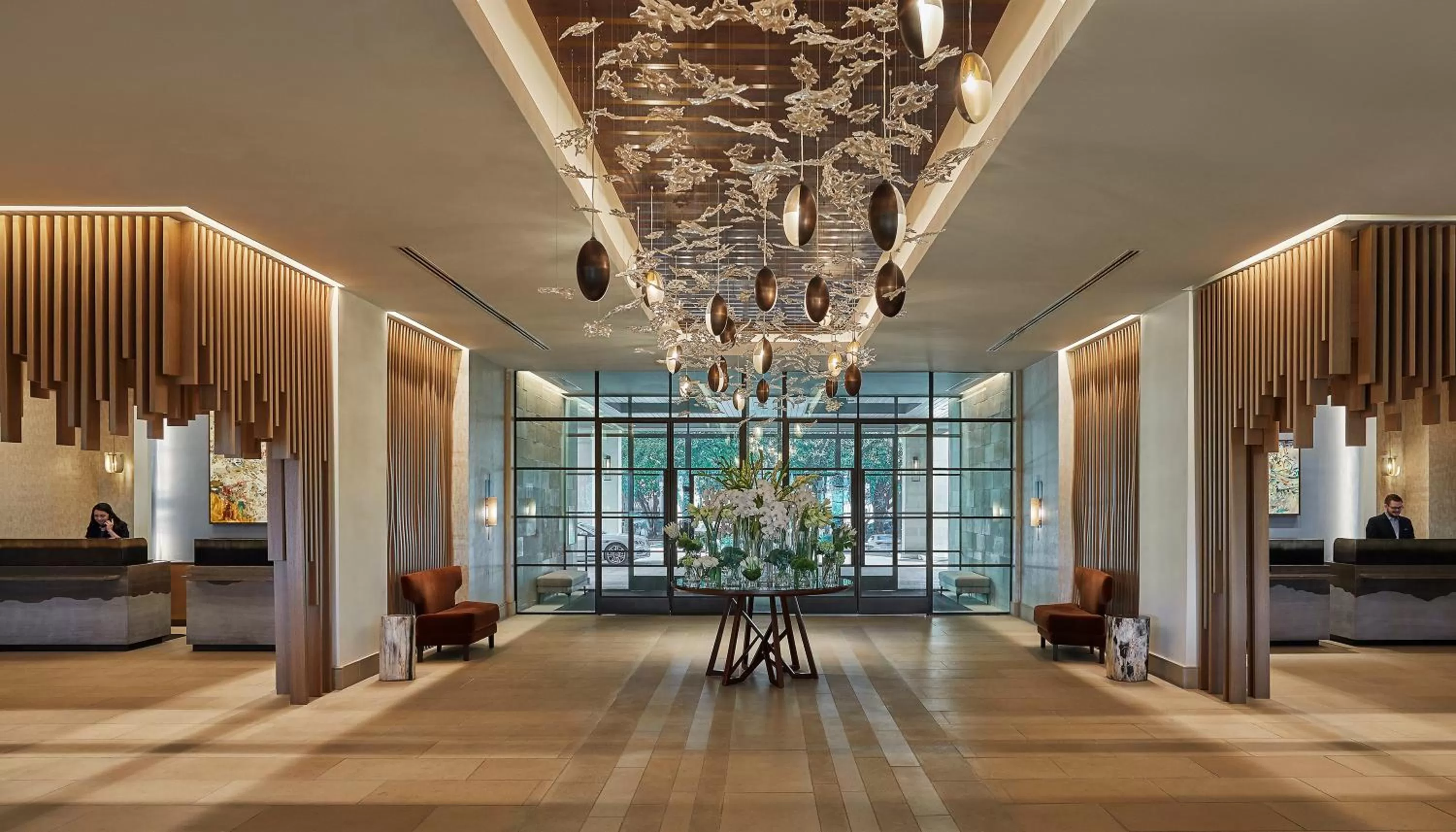 Lobby or reception in Four Seasons Hotel Austin