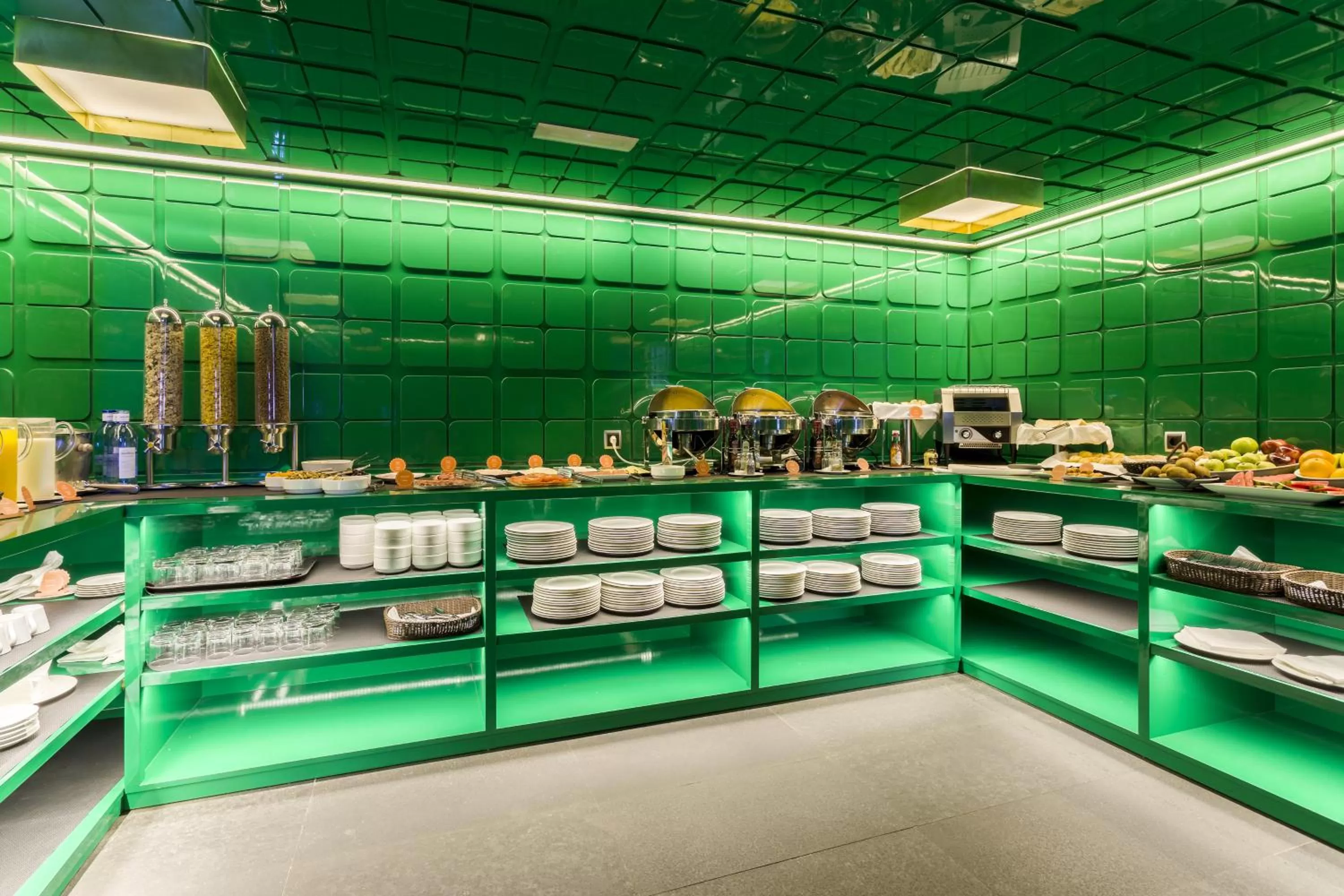 Buffet breakfast in Room Mate Carla, Barcelona