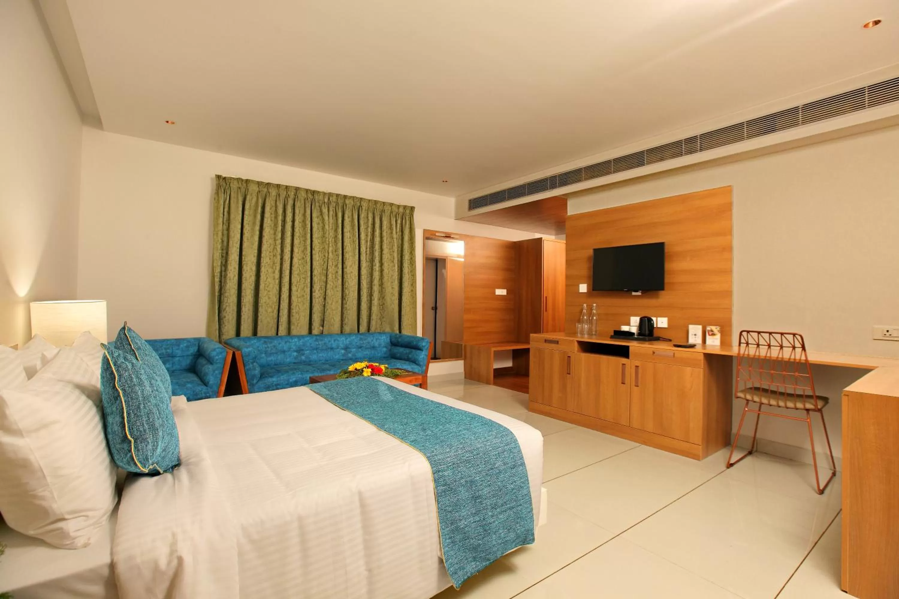 Photo of the whole room, Bed in Harivaram Yuga