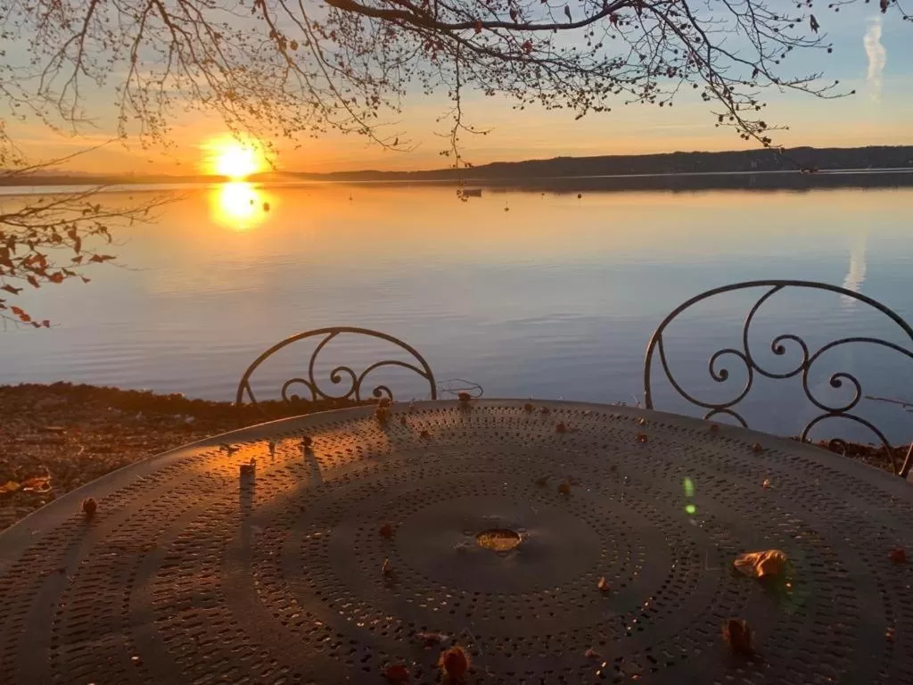 Sunset in Bed and Breakfast Bavaria München