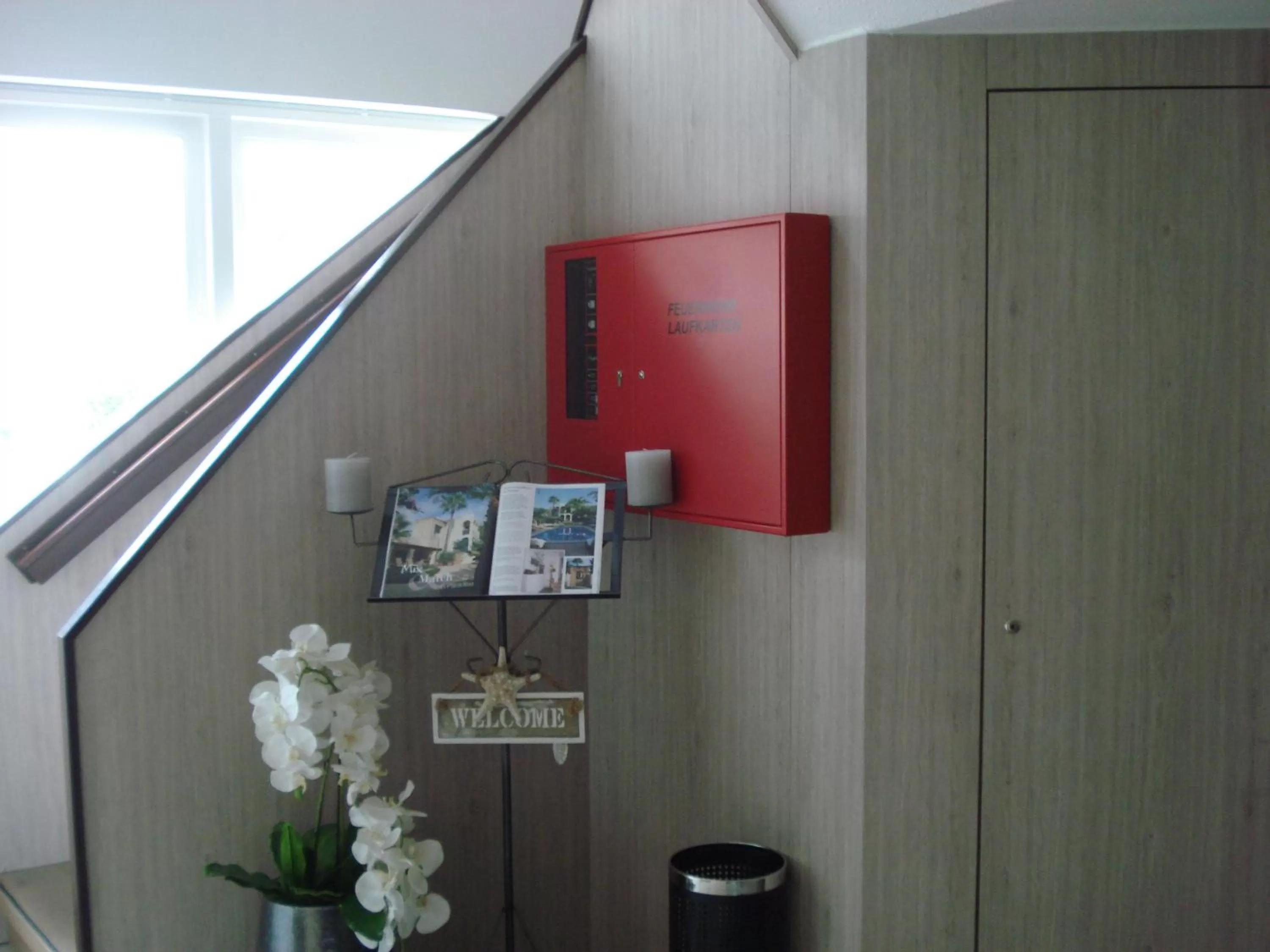 Decorative detail, TV/Entertainment Center in Hotel Restaurant Fritz