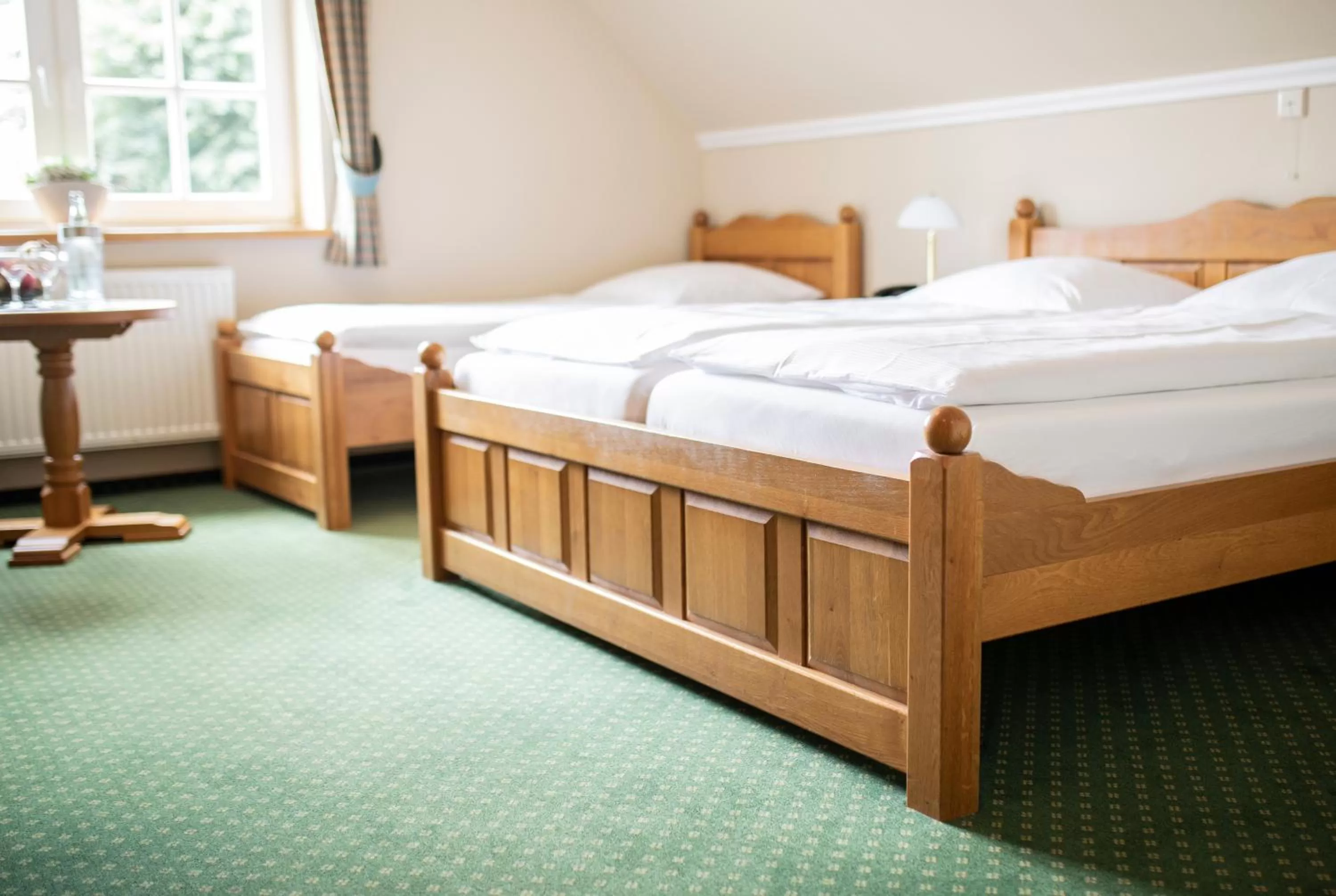 Photo of the whole room, Bed in Hotel Wardenburger Hof