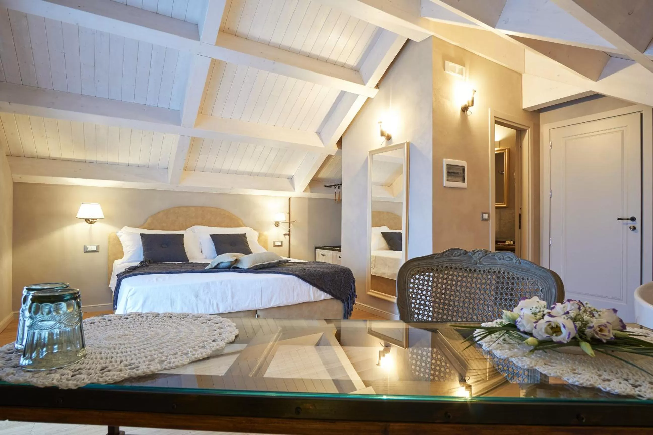 Bed in Relais Villa Miraglia