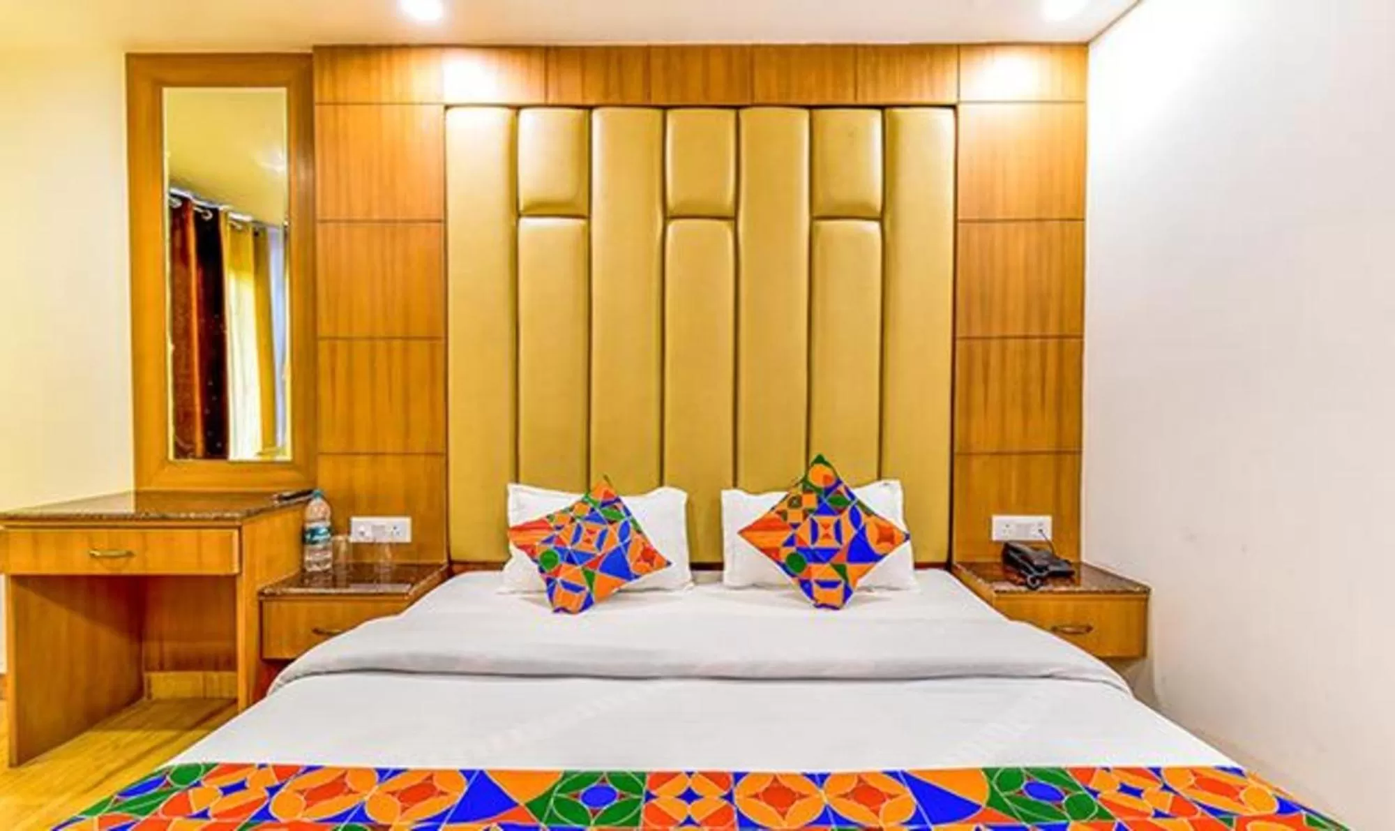 Bed in FabHotel Clock View 500M From The Mall Road