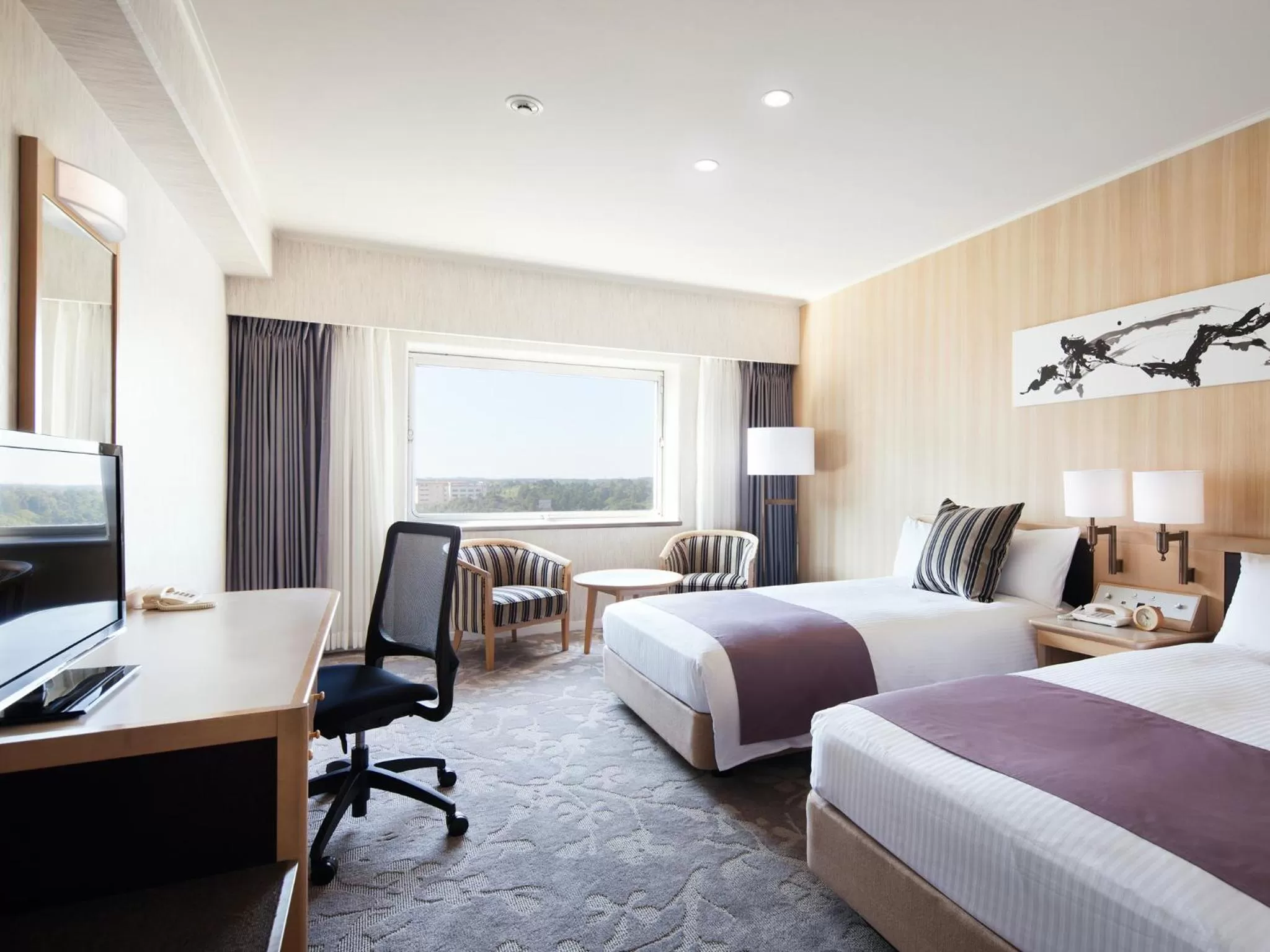 Photo of the whole room, Bed in Hotel Nikko Narita