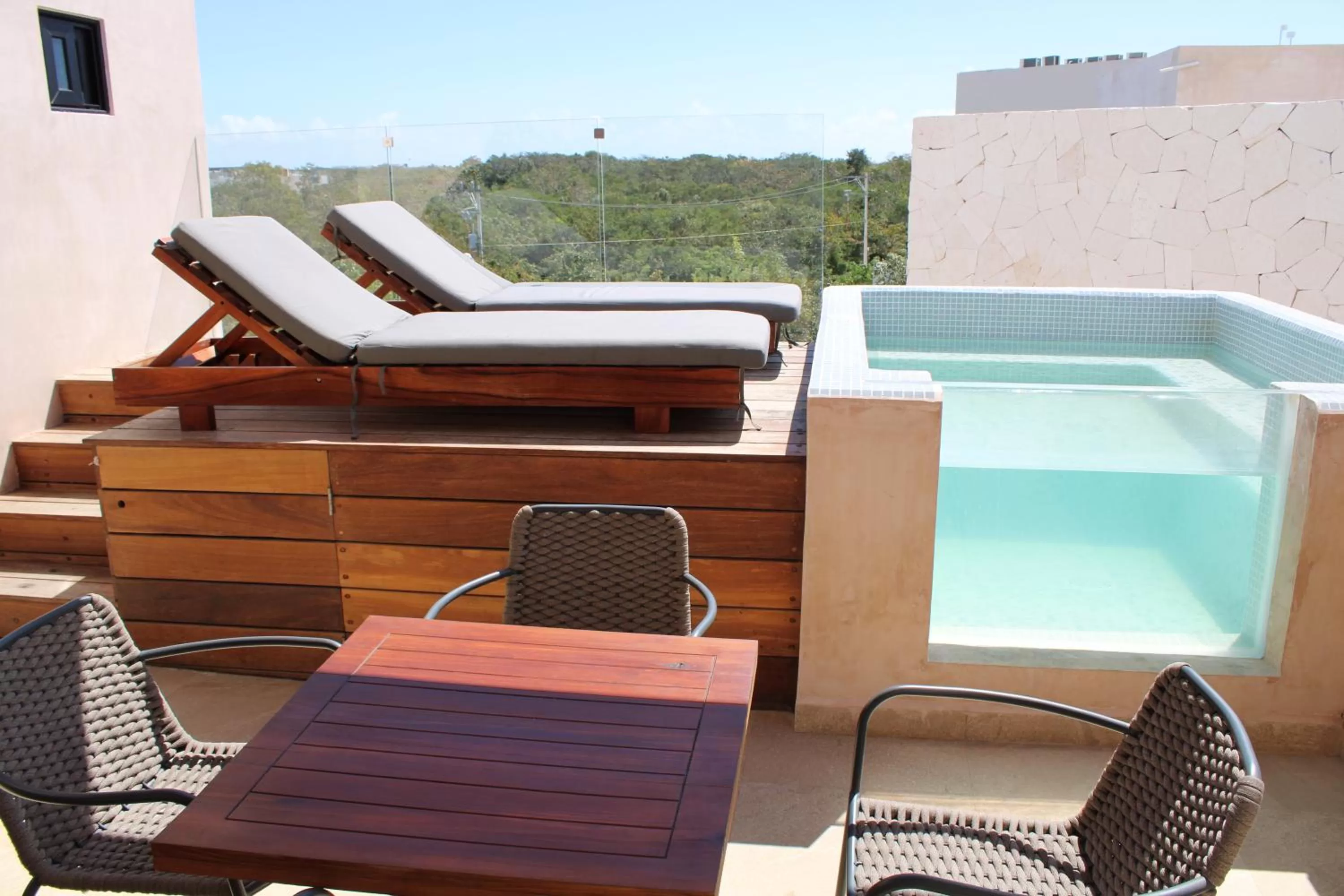 Balcony/Terrace, Swimming Pool in Cacao Tulum -Luxury Condos-