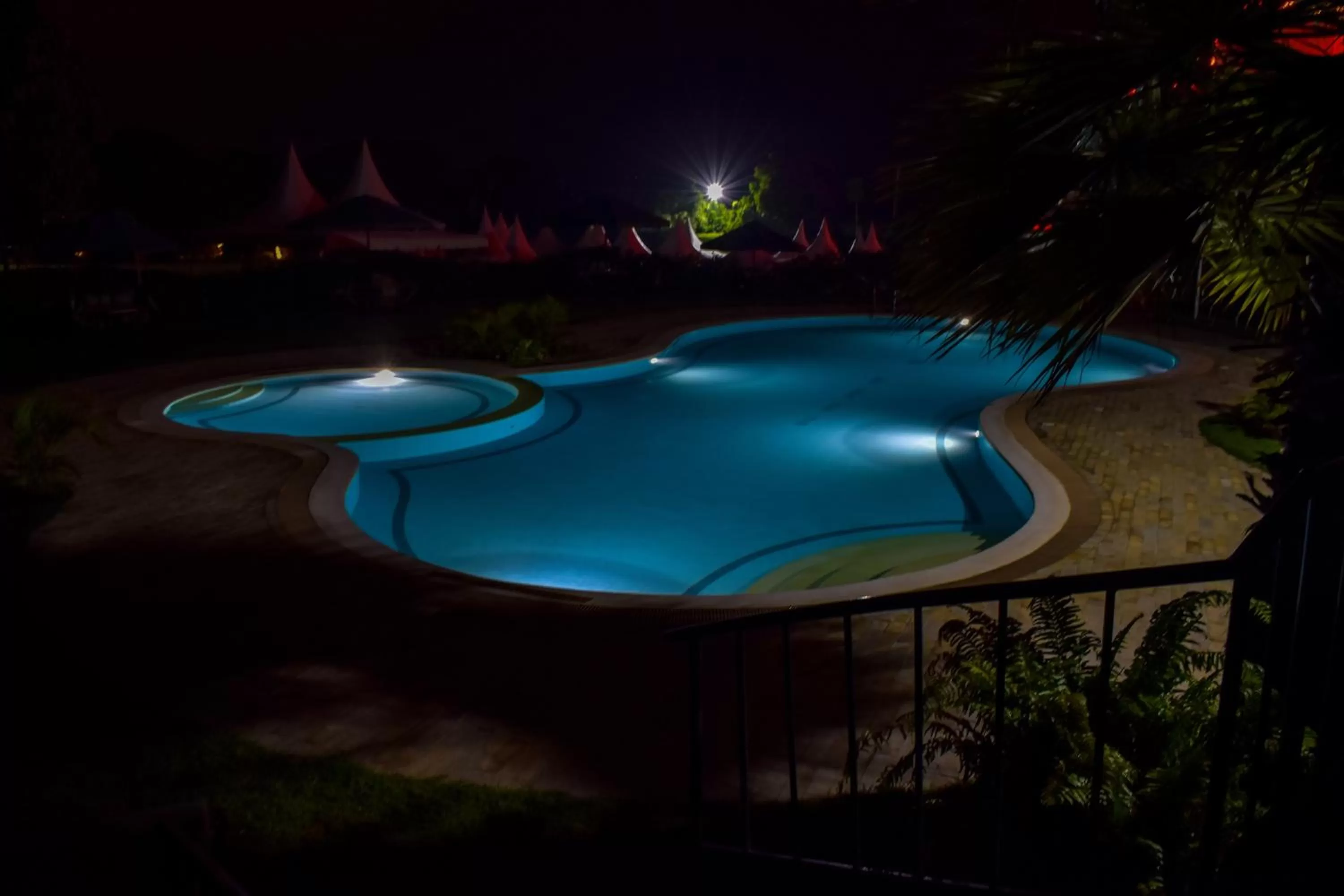 Night, Pool View in Royal Green Gardens Resort