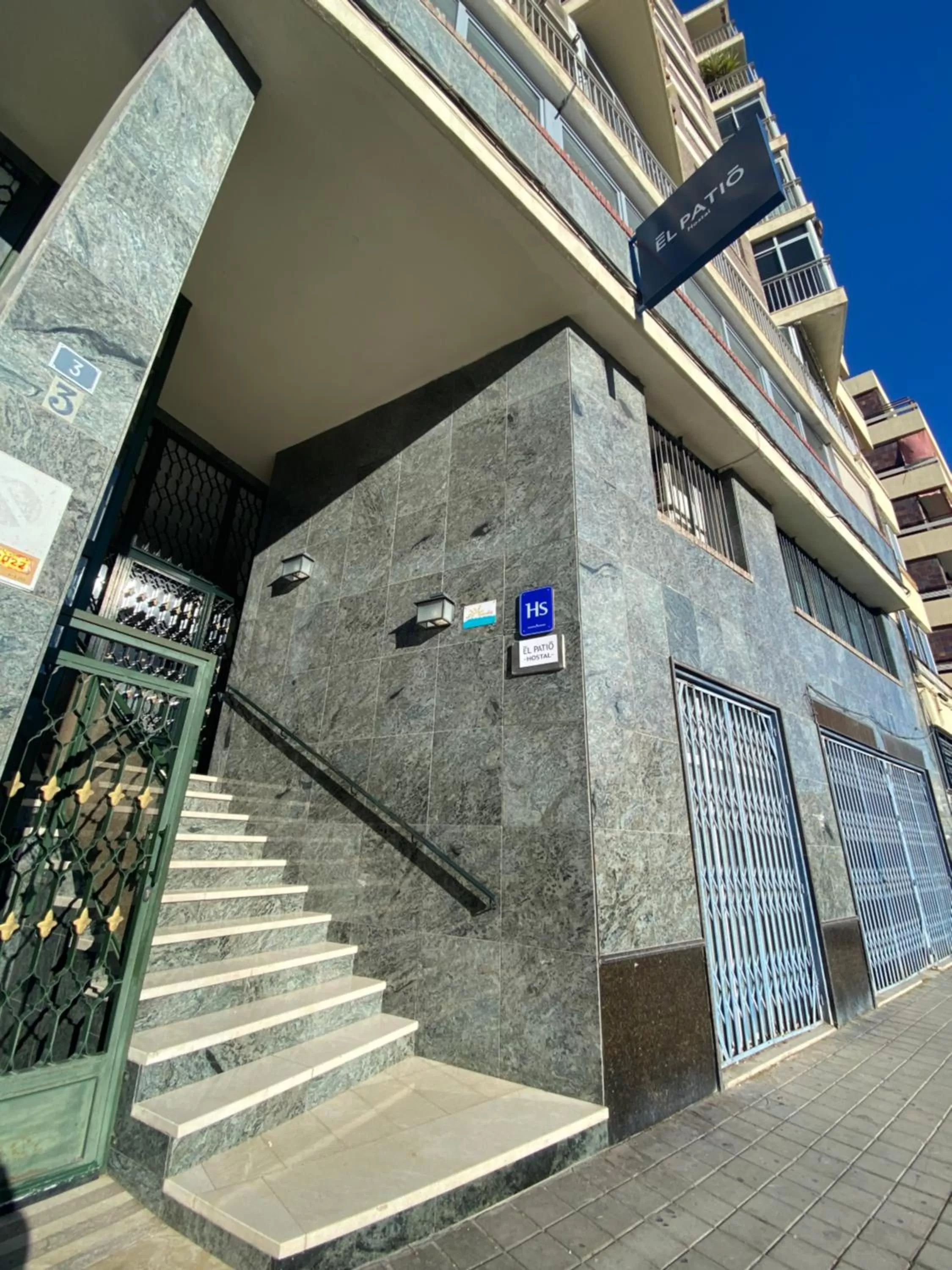 Property building in El Patio Hostal