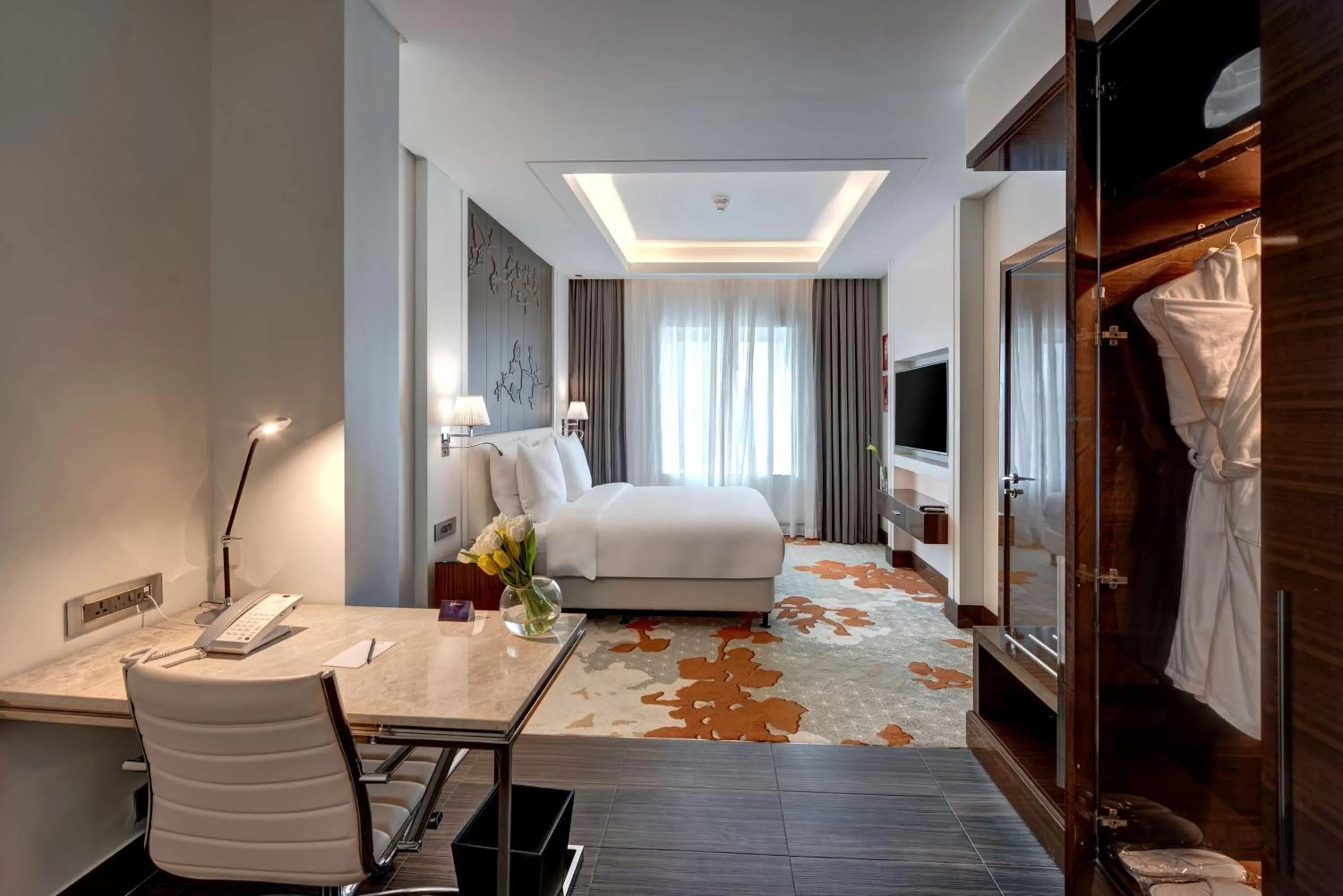 Photo of the whole room, Bed in Radisson Blu Hotel, Ajman