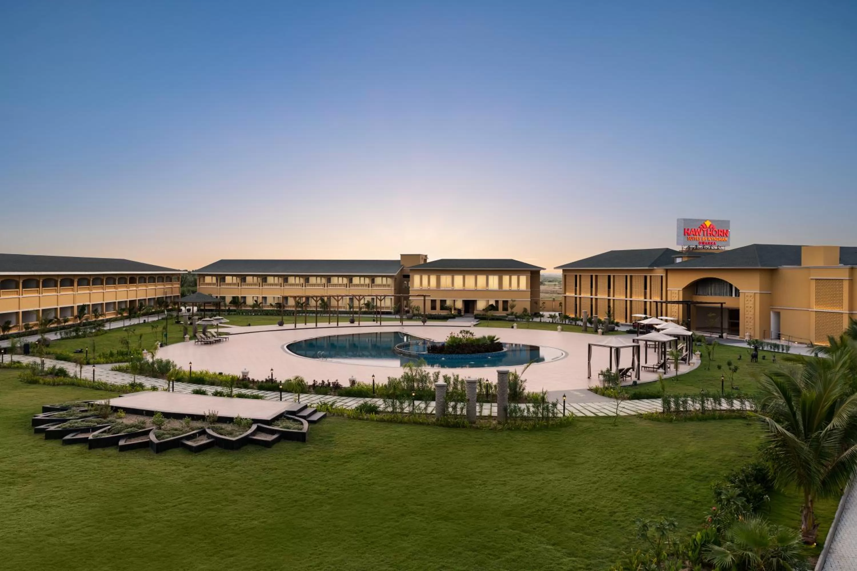 Property building in Hawthorn Suites by Wyndham Dwarka