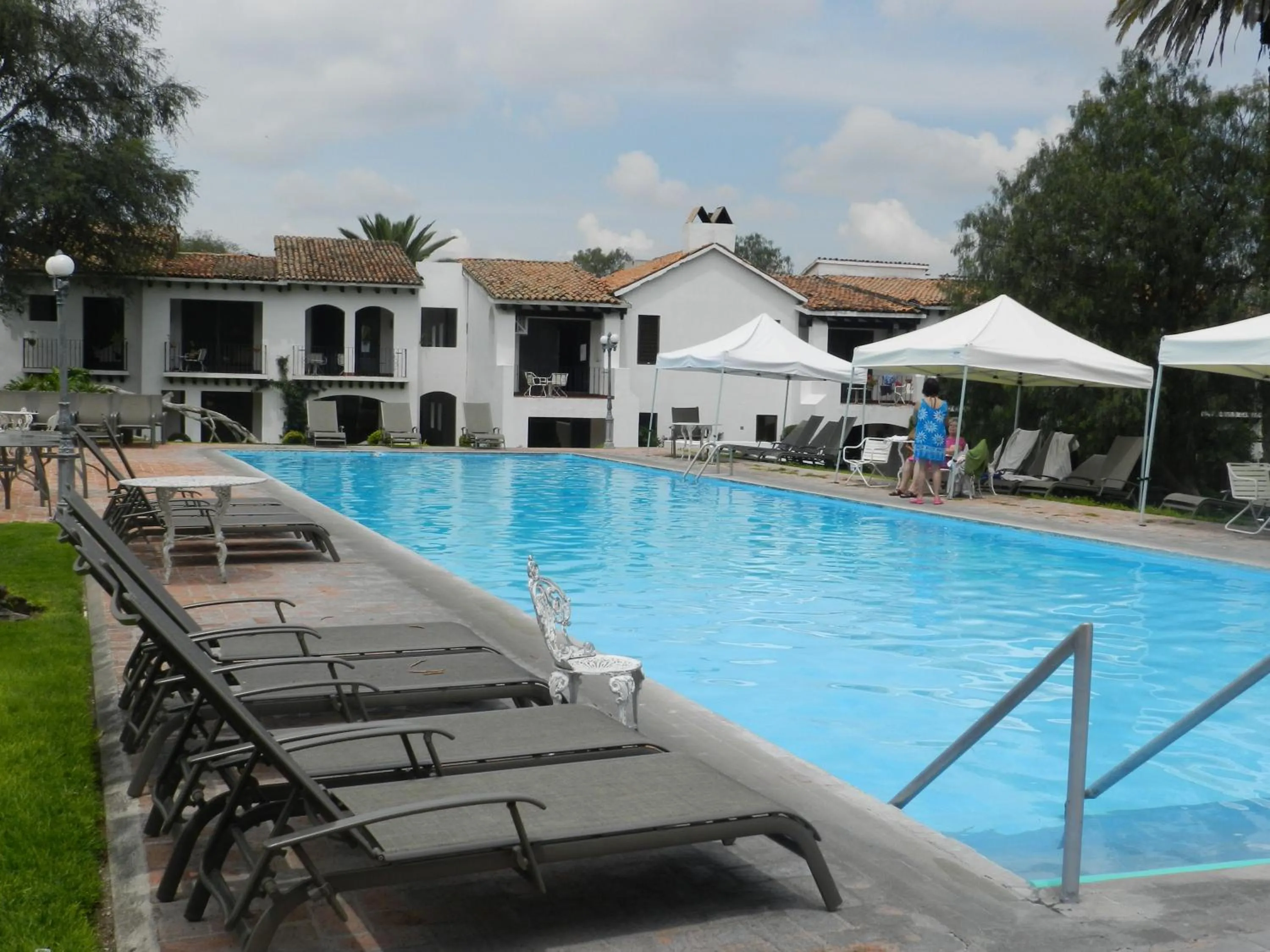 Swimming pool in Hotel Hacienda Taboada (Aguas Termales)