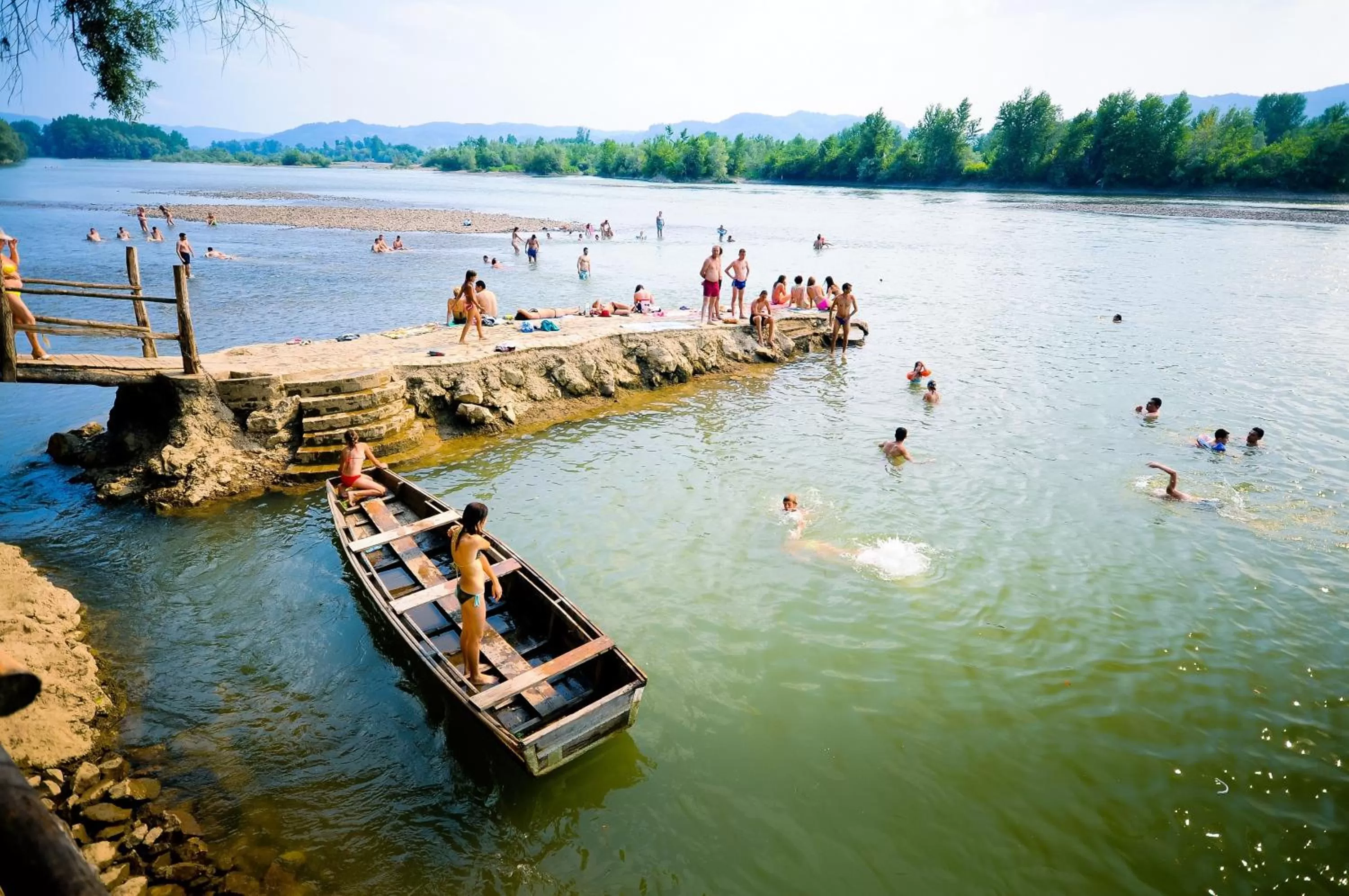 Beach in B&B Etno Village Sunčana Reka