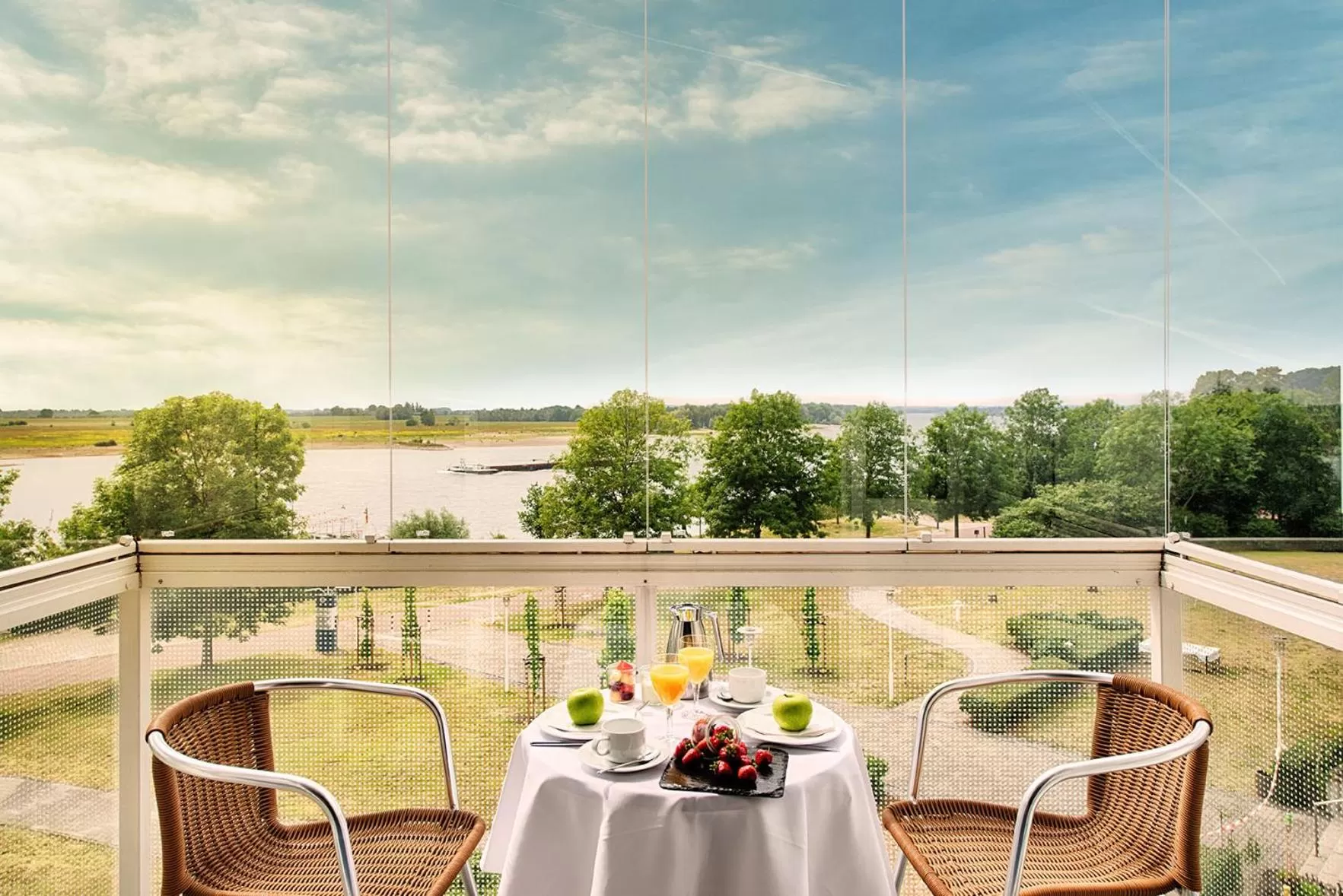 Balcony/Terrace in Welcome Hotel Wesel