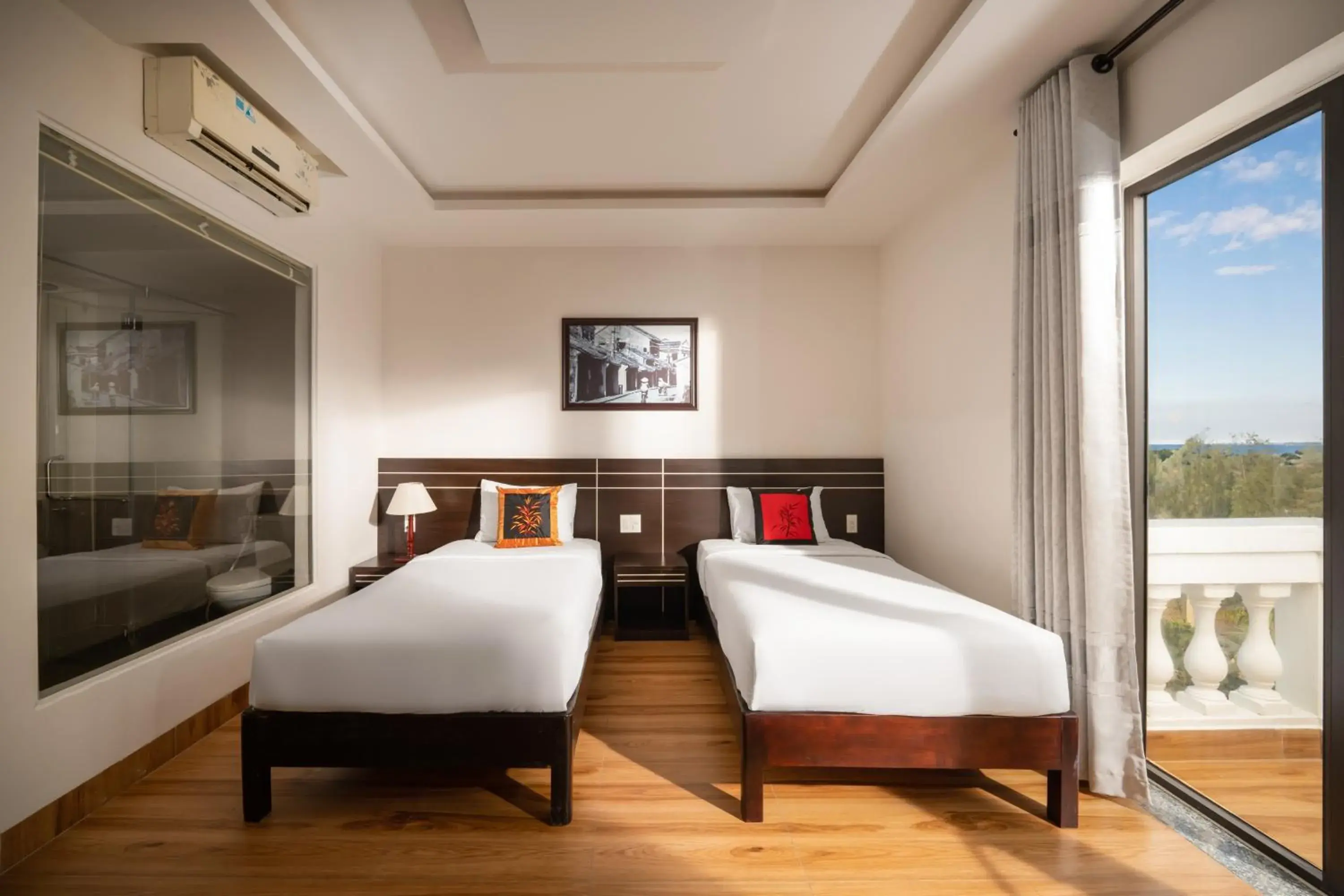 Twin Room with Balcony - single occupancy in Viet Long Hoian Beach Hotel - STAY 24H Twin Room with Balcony - single occupancy in Viet Long Hoian Beach Hotel - STAY 24H