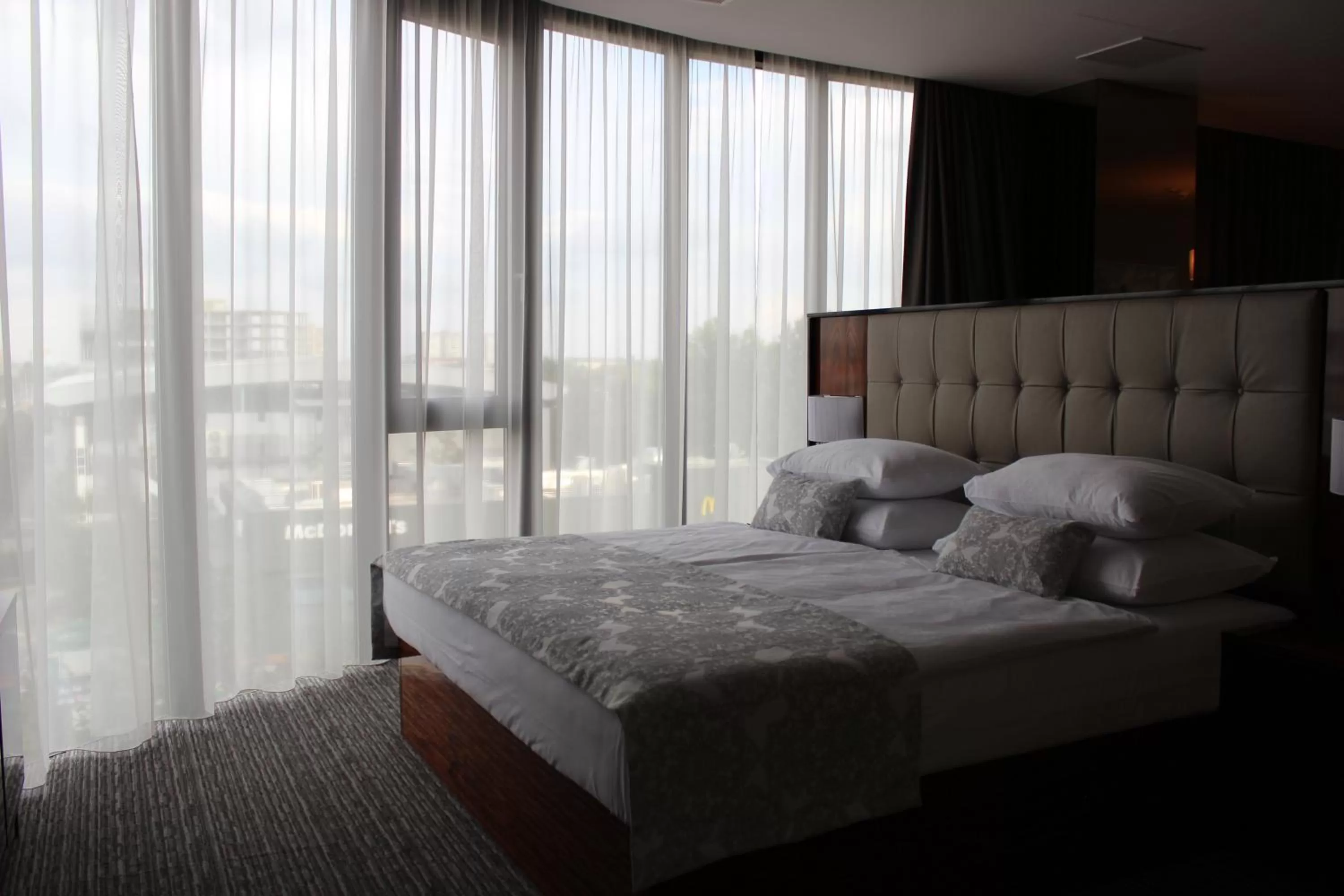 Bed in Admiral Hotel