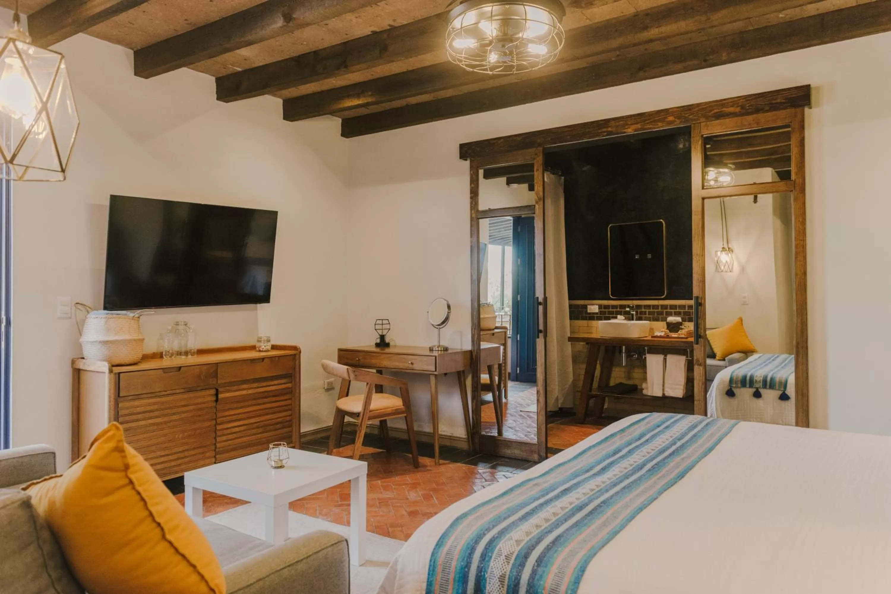 Bed in Agua Santa Hotel Boutique