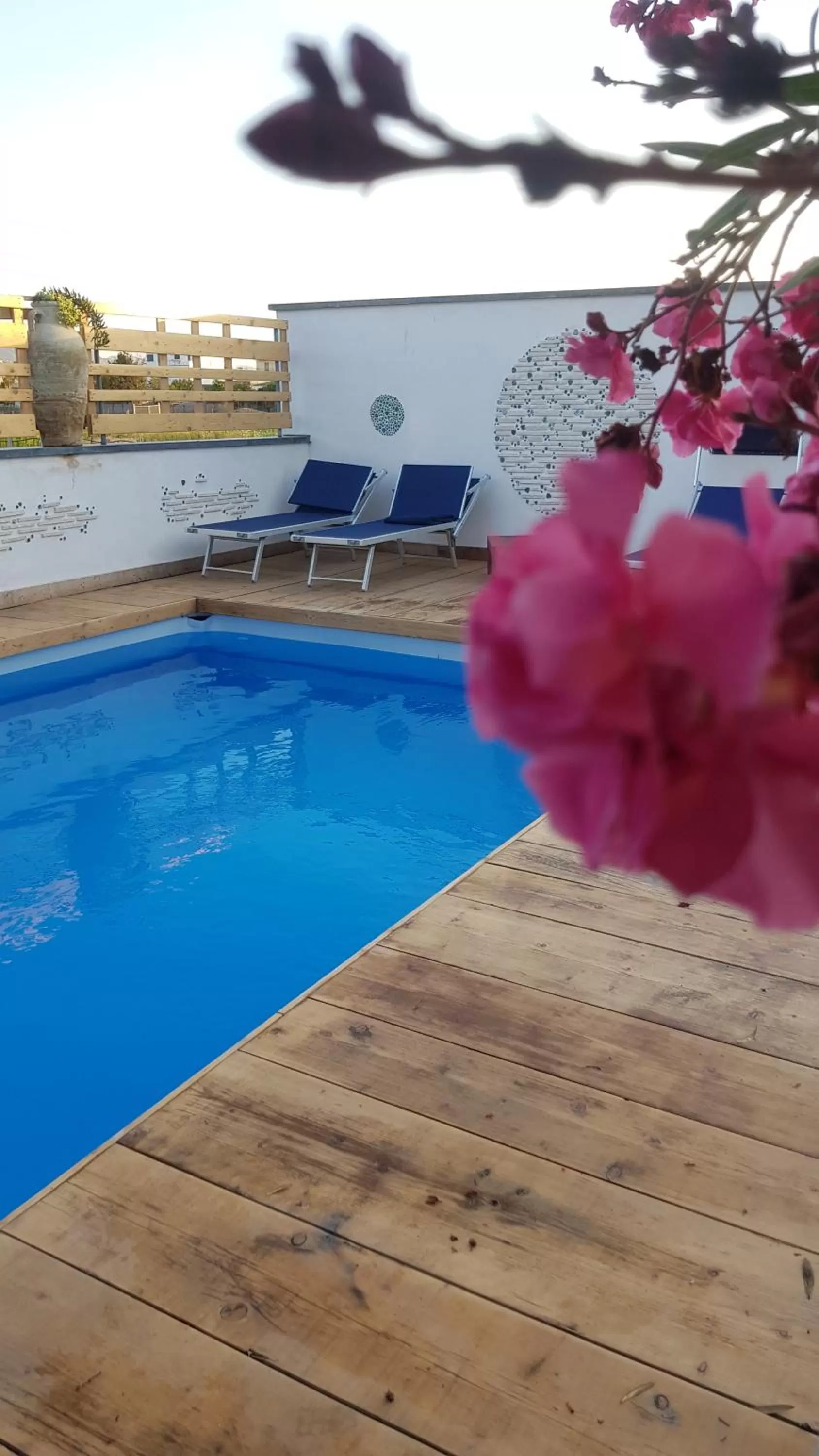 Pool view in Pompei Suite