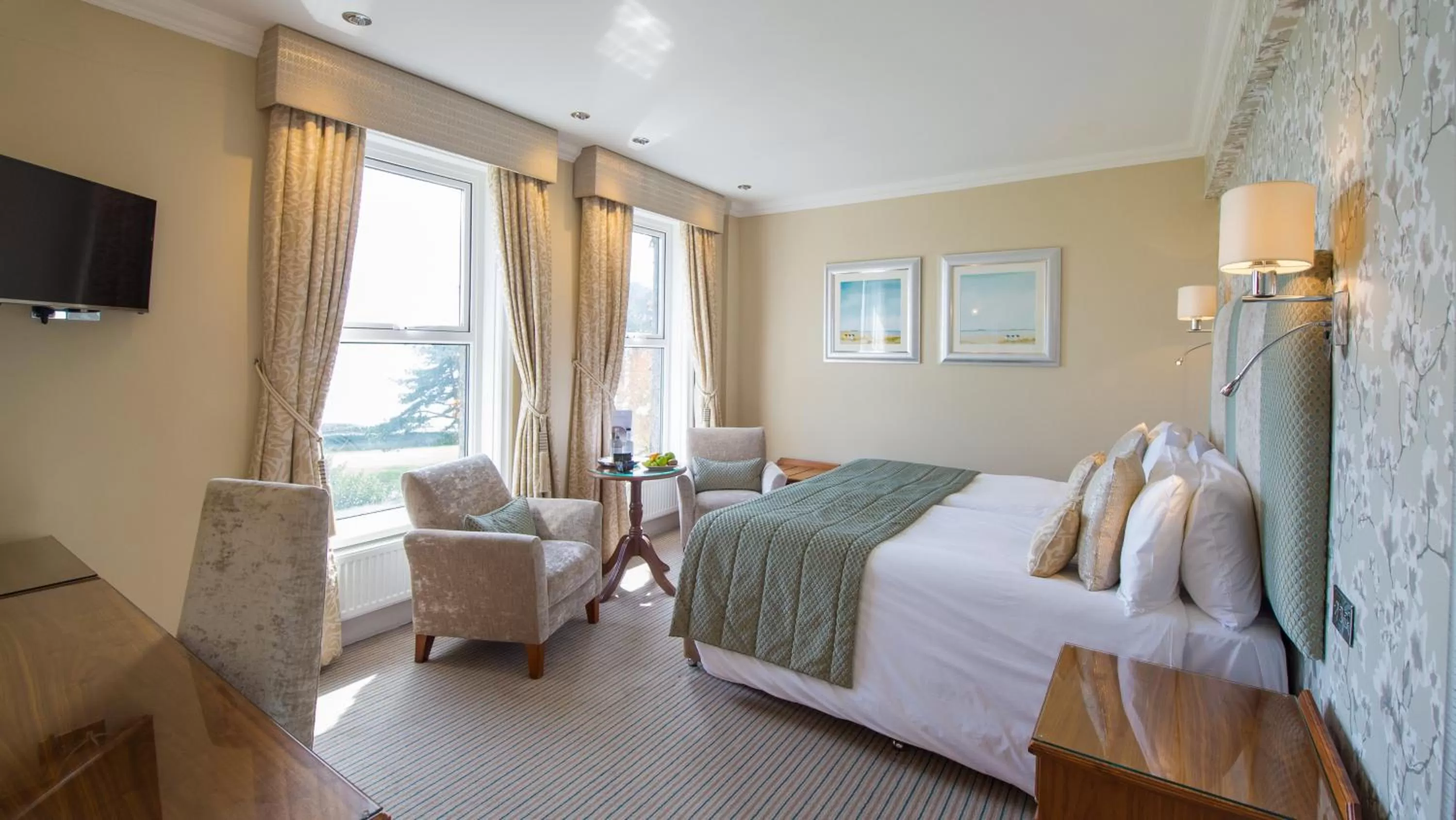 Photo of the whole room, Bed in The Carlyon Bay Hotel and Spa