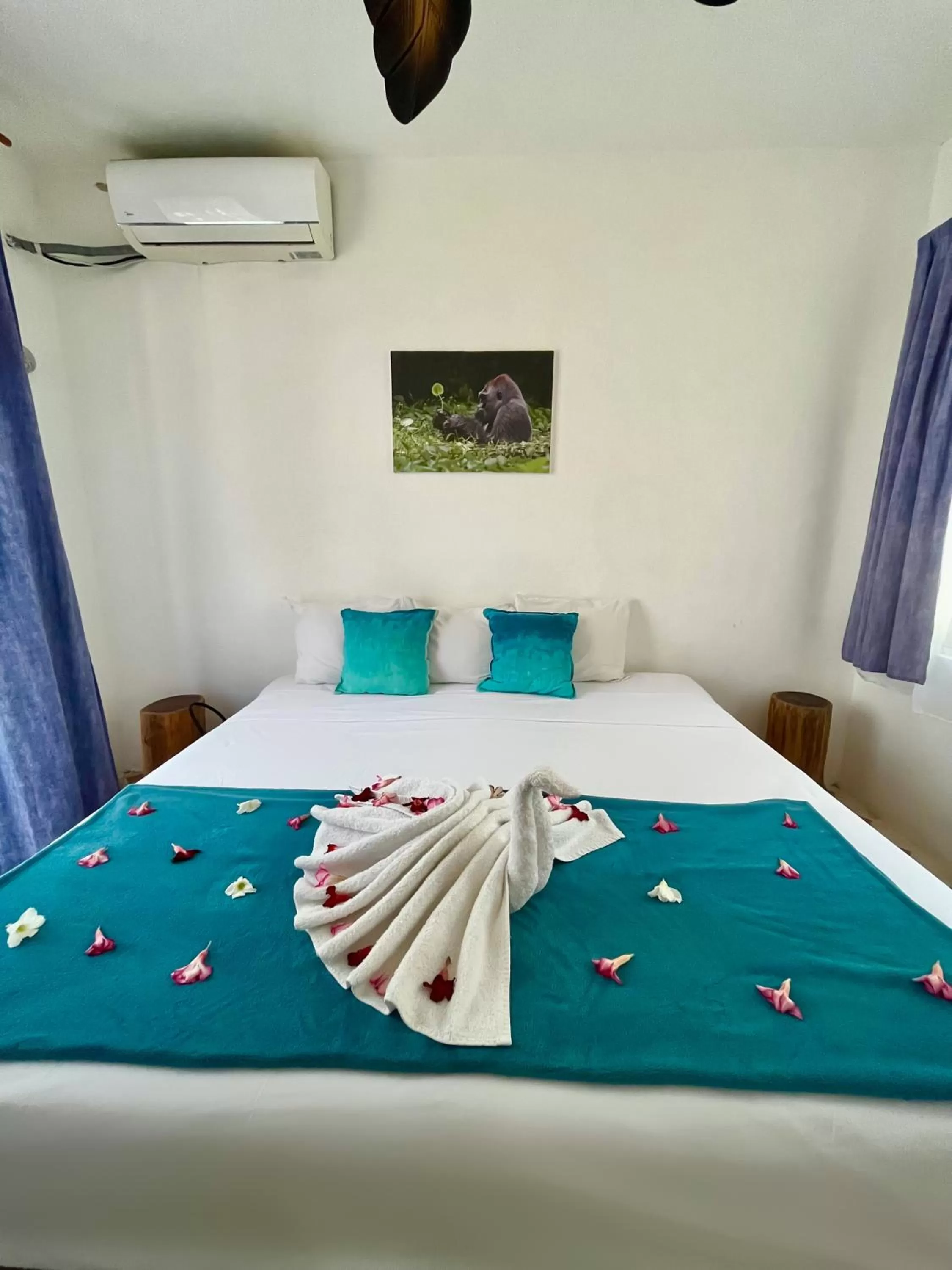 Bed in Selva y Mar Apart Hotel