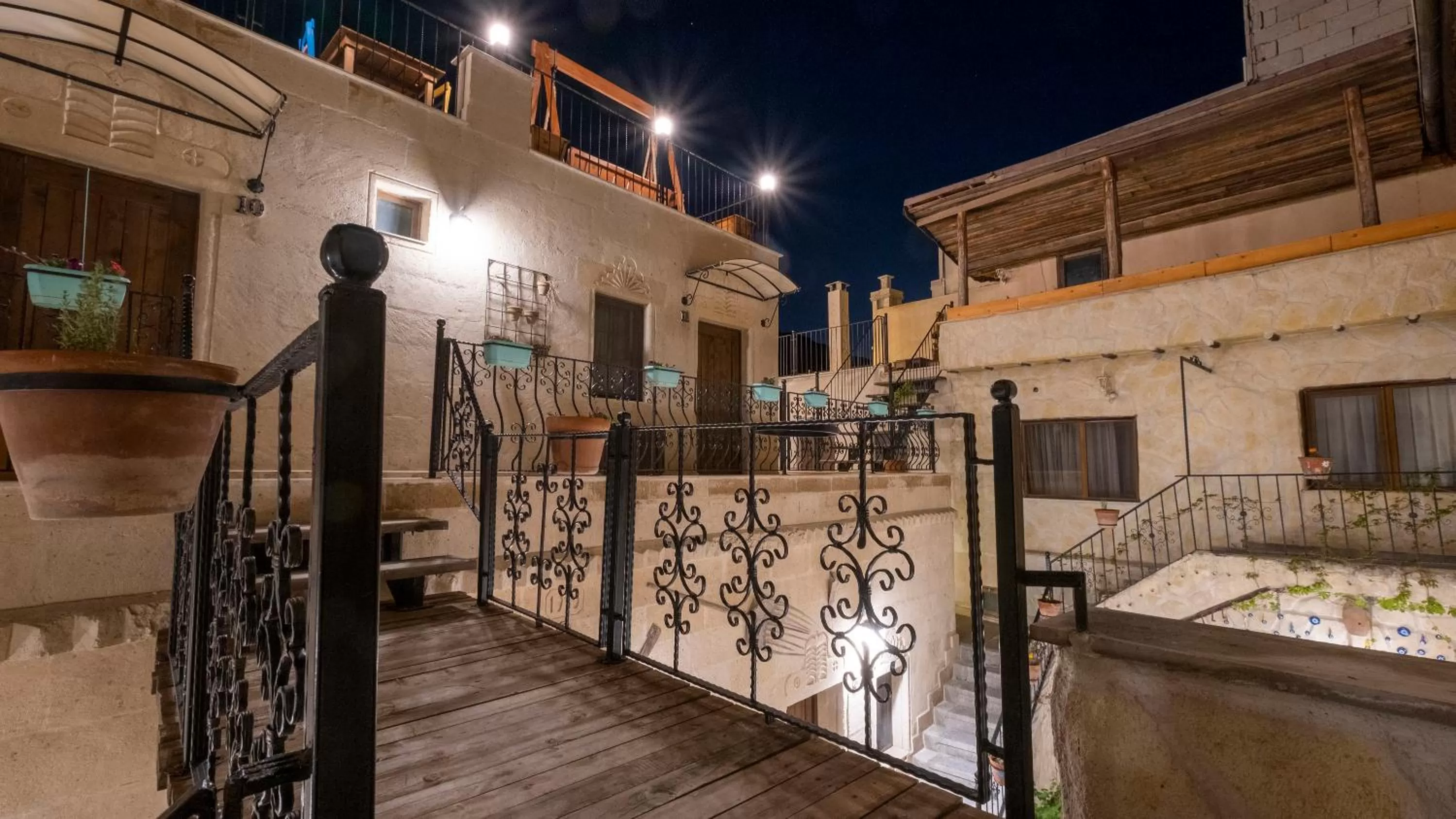 Patio in In Stone House